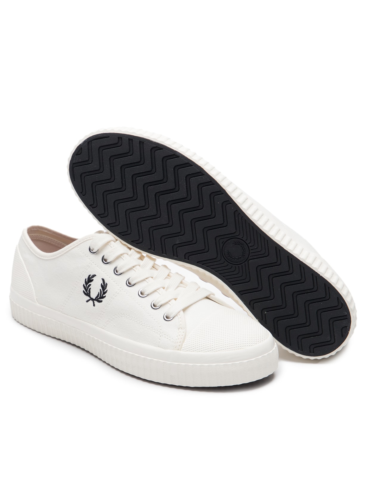 Tênis Masculino Hughes Low Canvas Off White Fred Perry