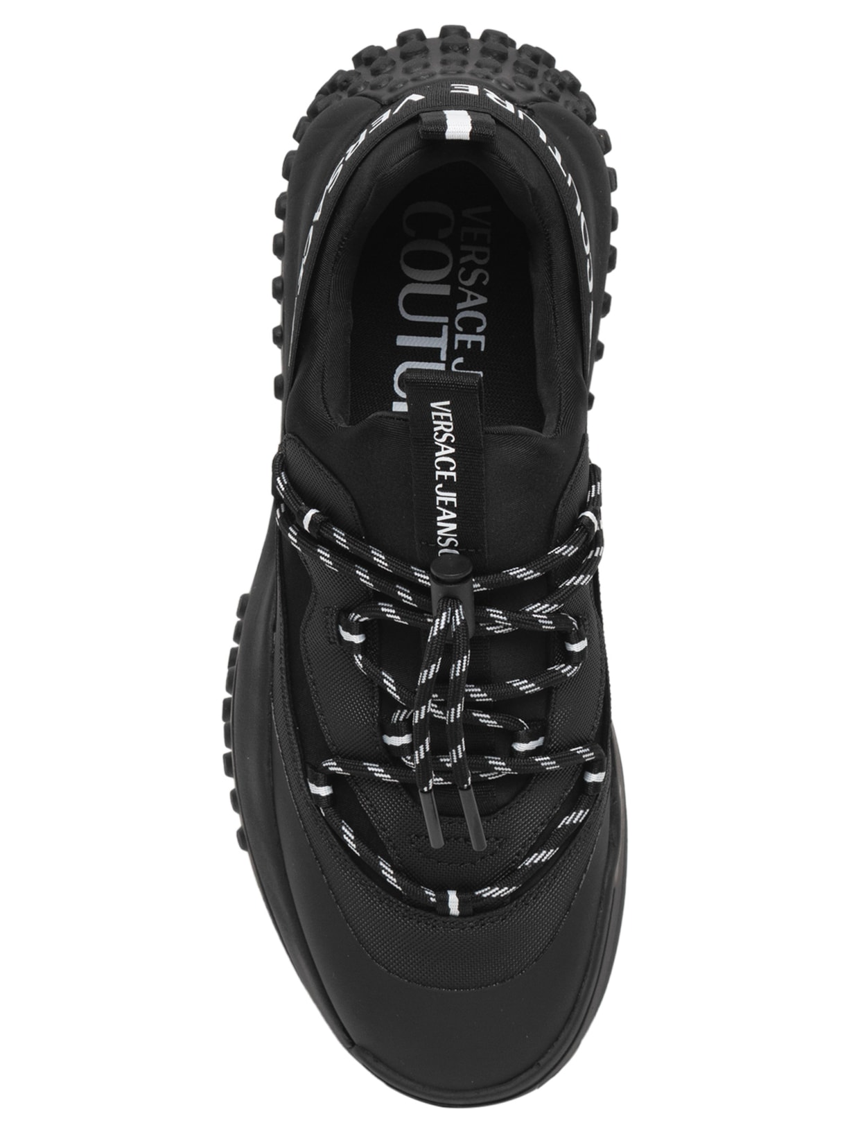 Tênis Masculino Hyber SN2 Com Cadarço Bicolor Preto Versace Jeans Couture