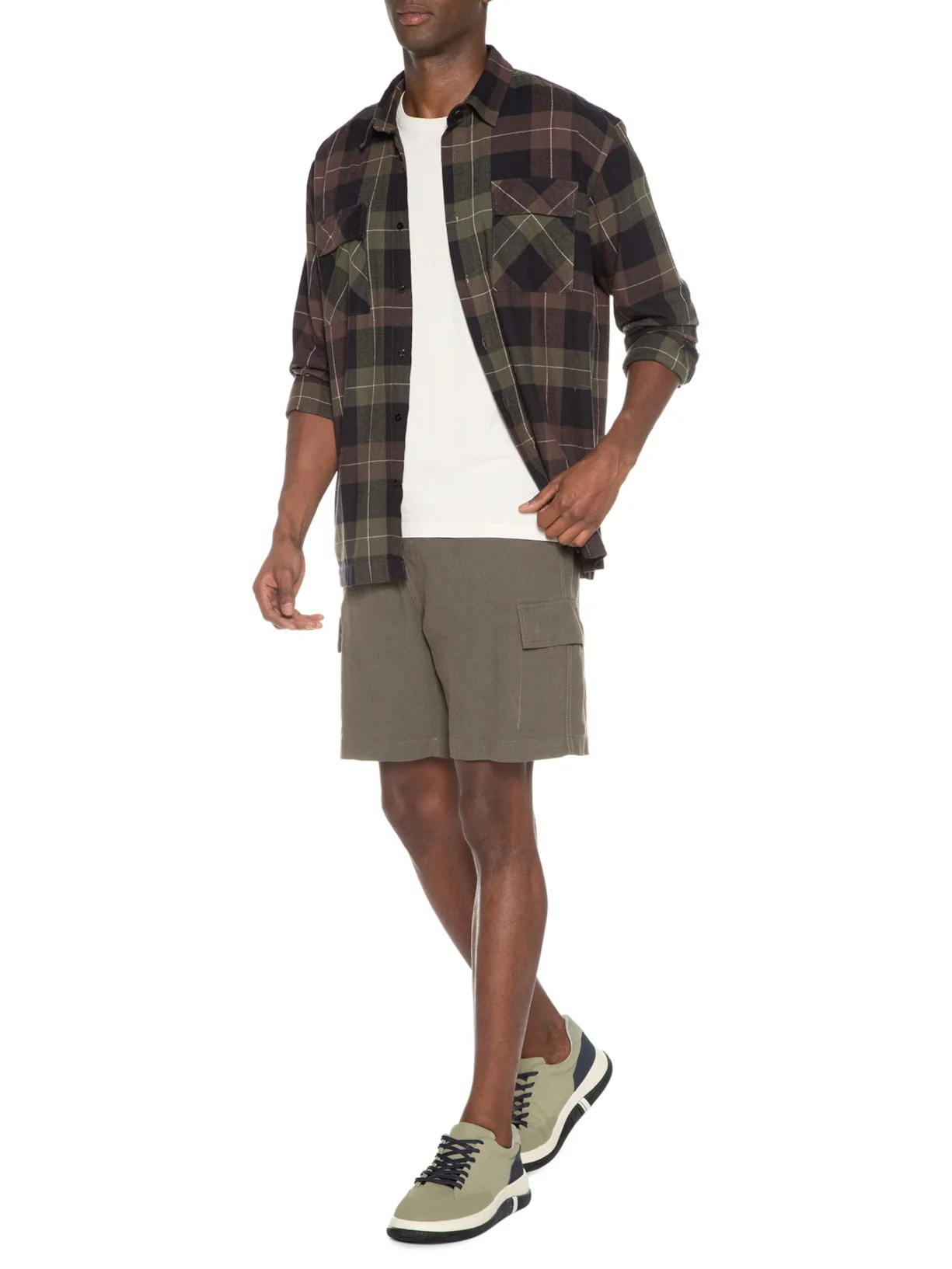 Tênis Masculino Hybrid Laces Nobuck Bege Osklen