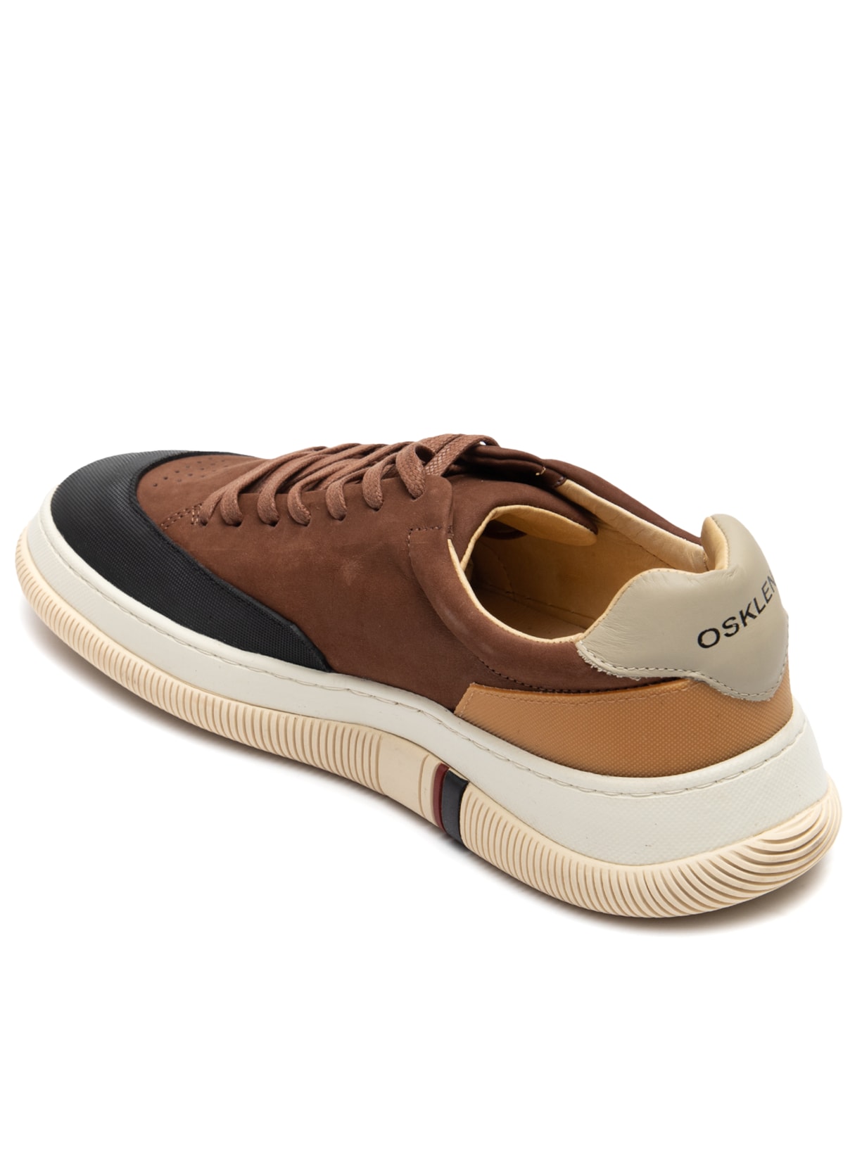 Tênis Masculino Hybrid Laces Nobuck Marrom Osklen