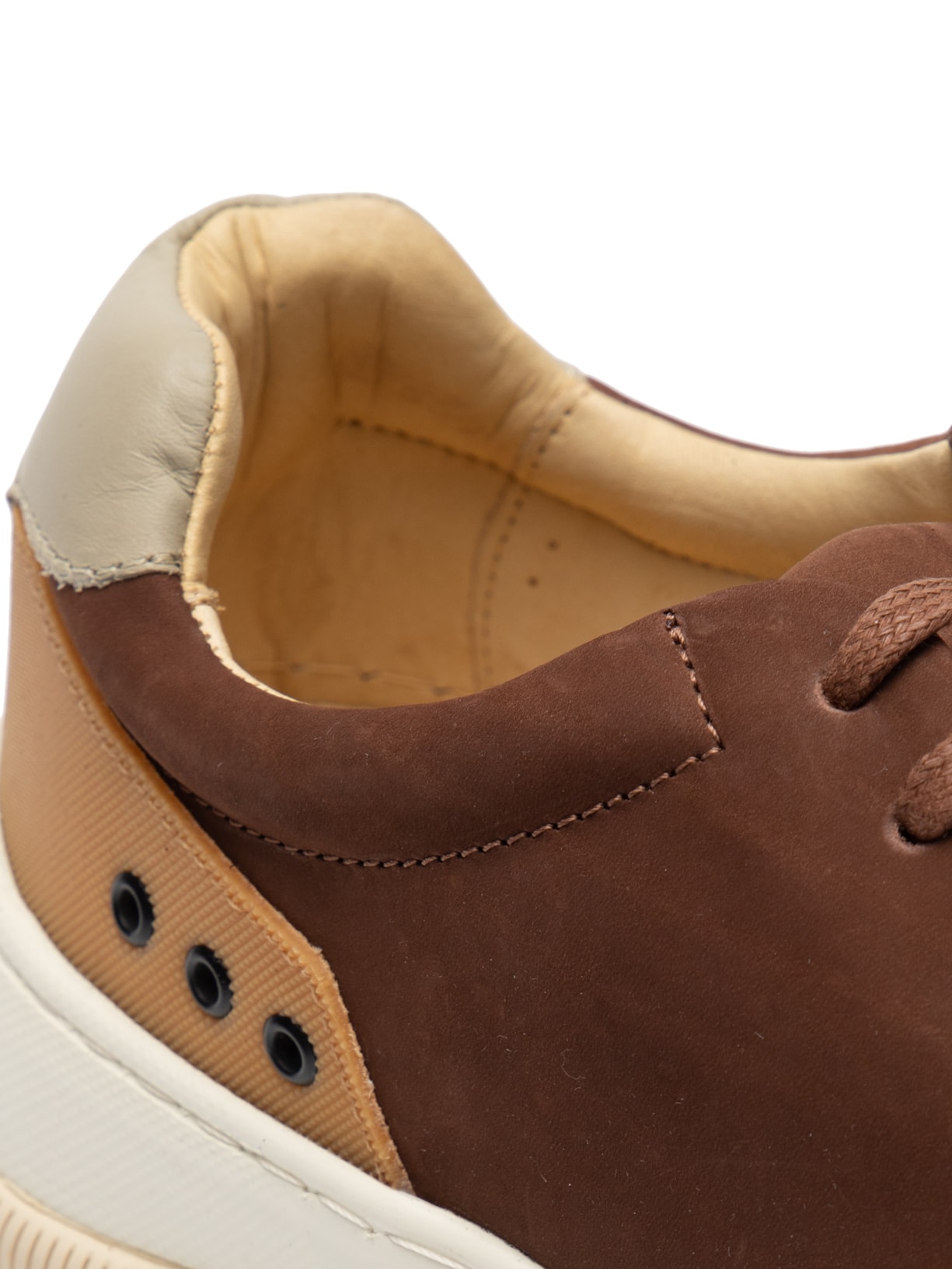 Tênis Masculino Hybrid Laces Nobuck Marrom Osklen