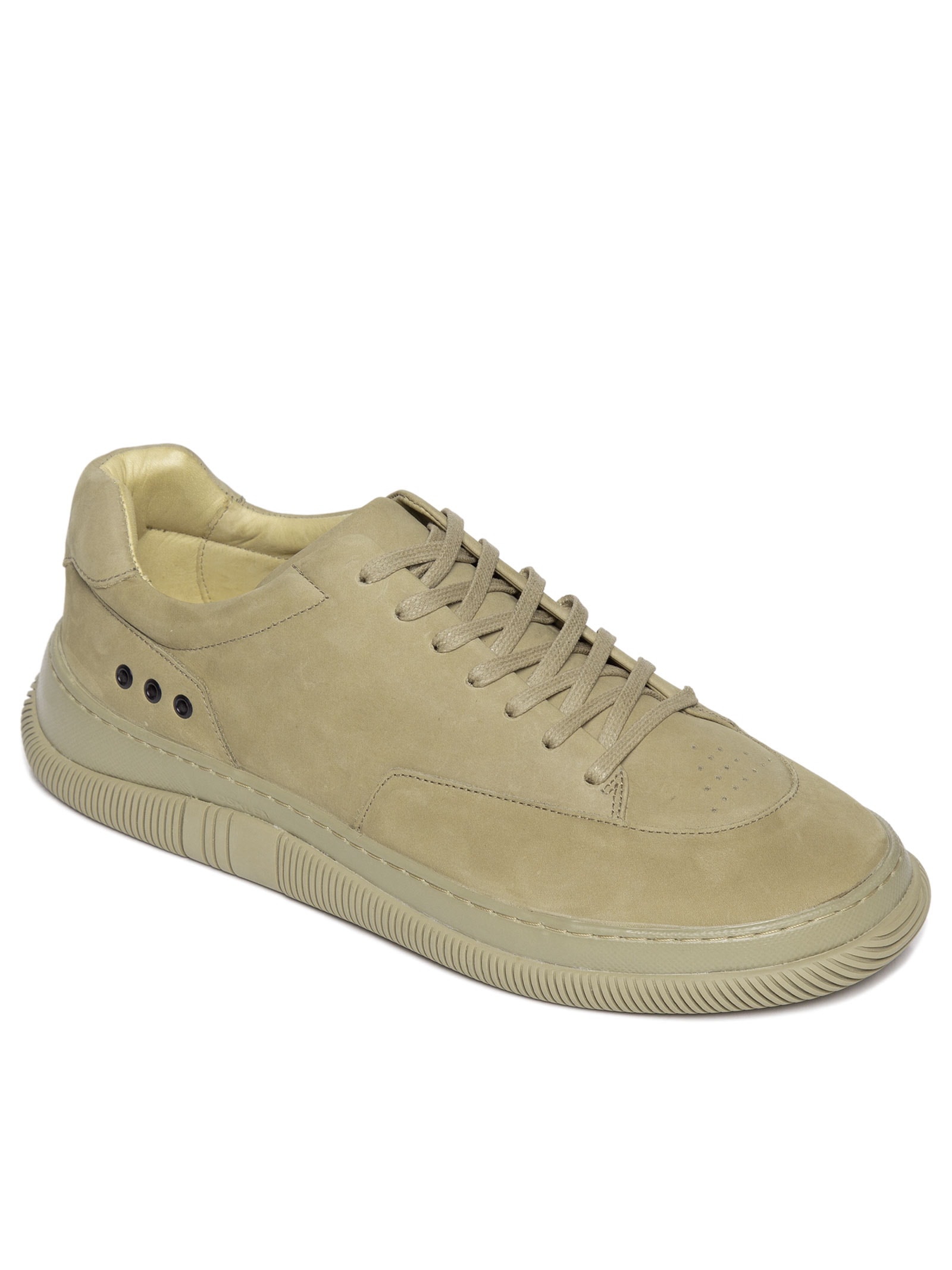 Osklen - Tênis Masculino Hybrid Laces Nobuck Monochromatic - Bege