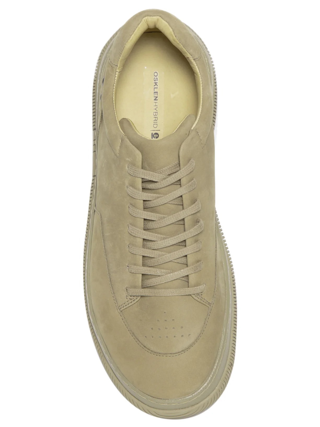 Tênis Masculino Hybrid Laces Nobuck Monochromatic Bege Osklen