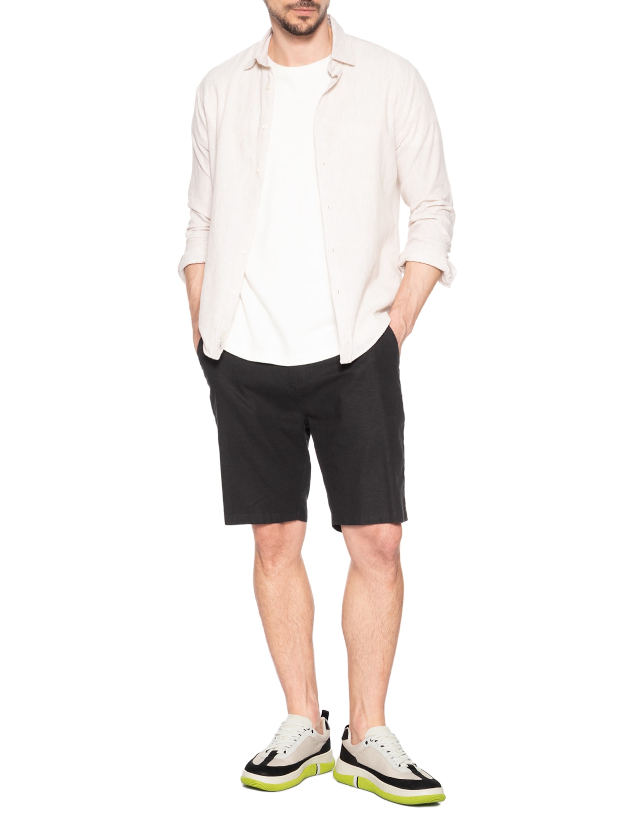 Tênis Masculino Hybrid Sprint Bege Osklen