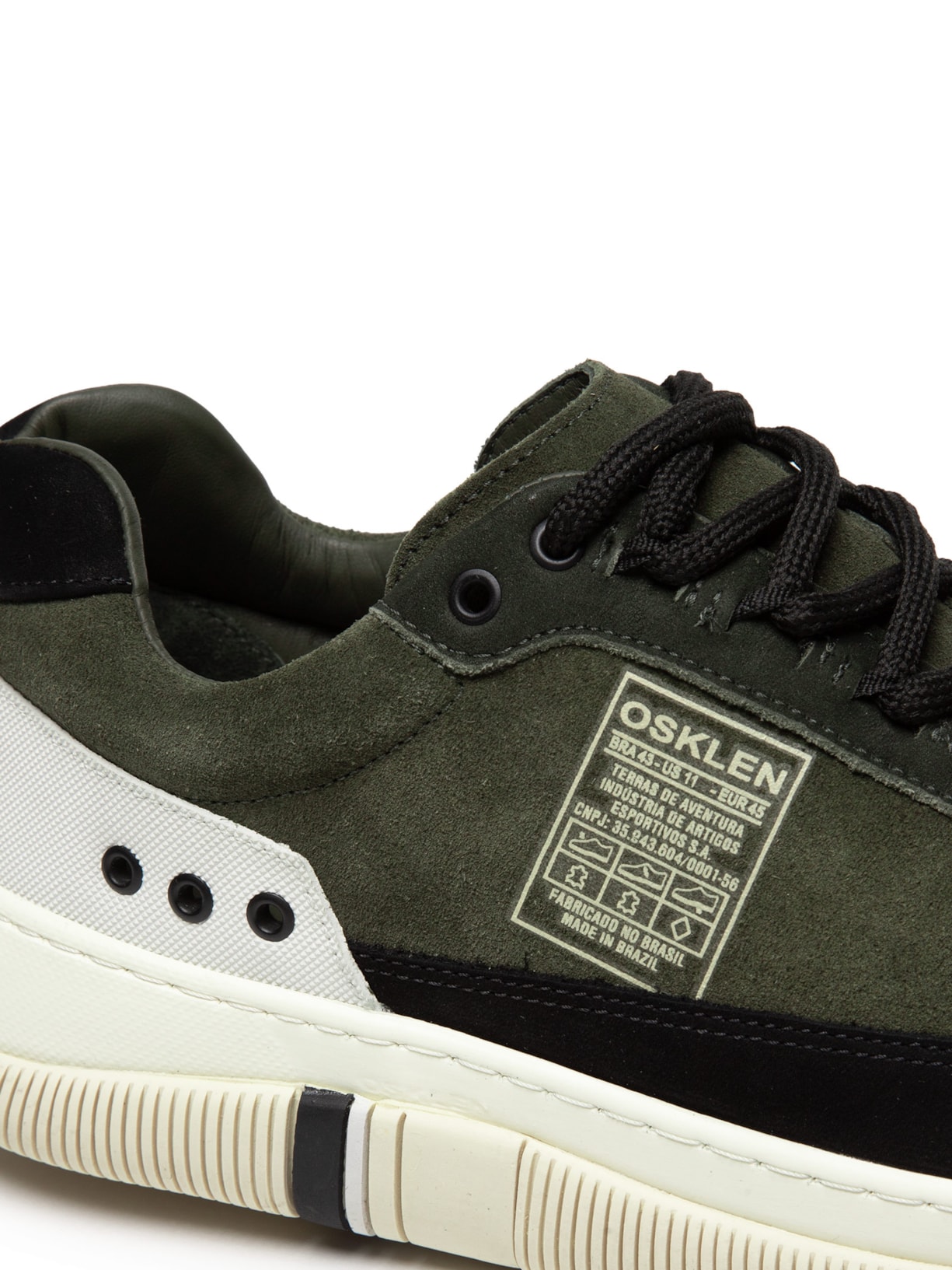 Tênis Masculino Hybrid Sprint Camurça Verde Osklen