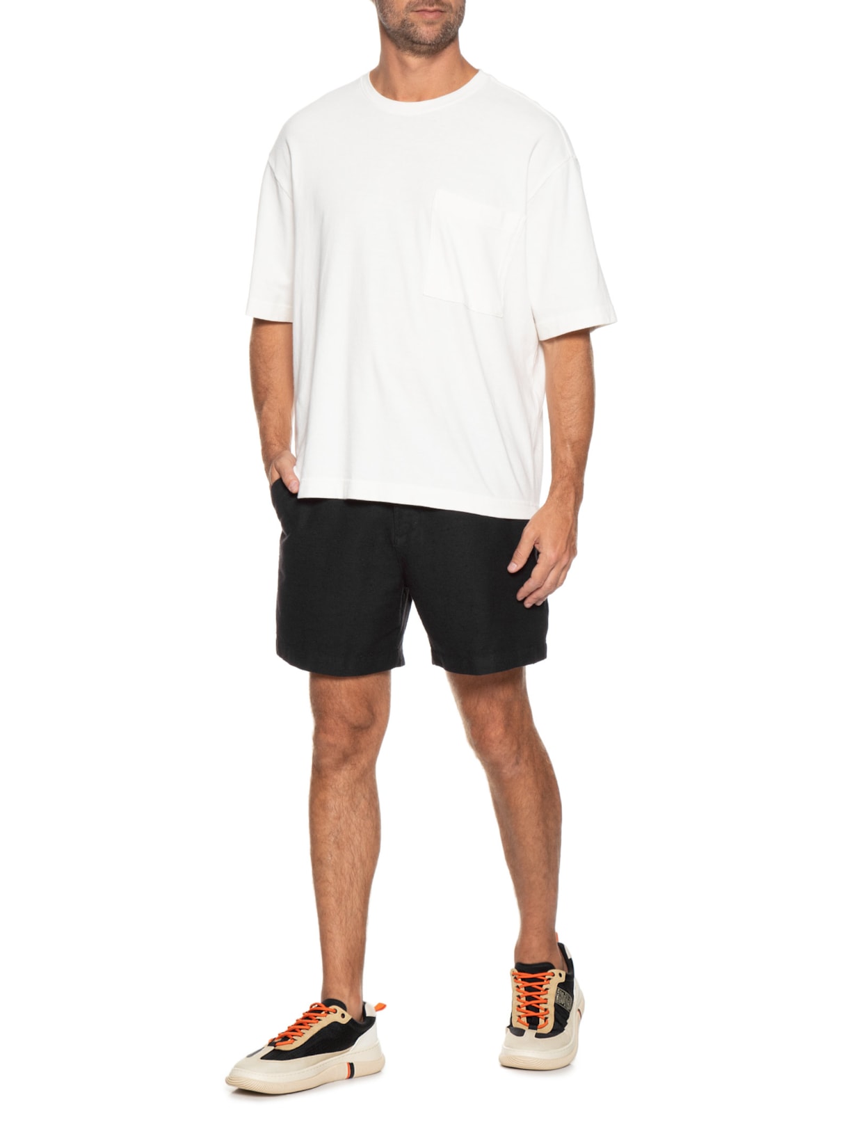 Tênis Masculino Hybrid Sprint Osklen Preto - Main Image