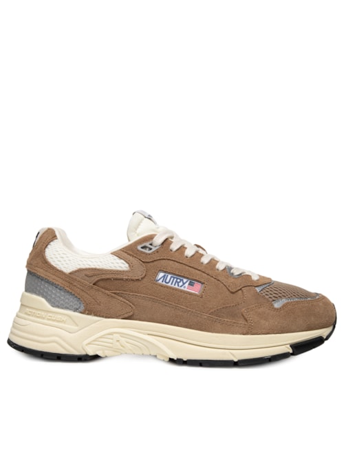 Tênis Masculino Hyperway Low Man Suede Mesh - Marrom