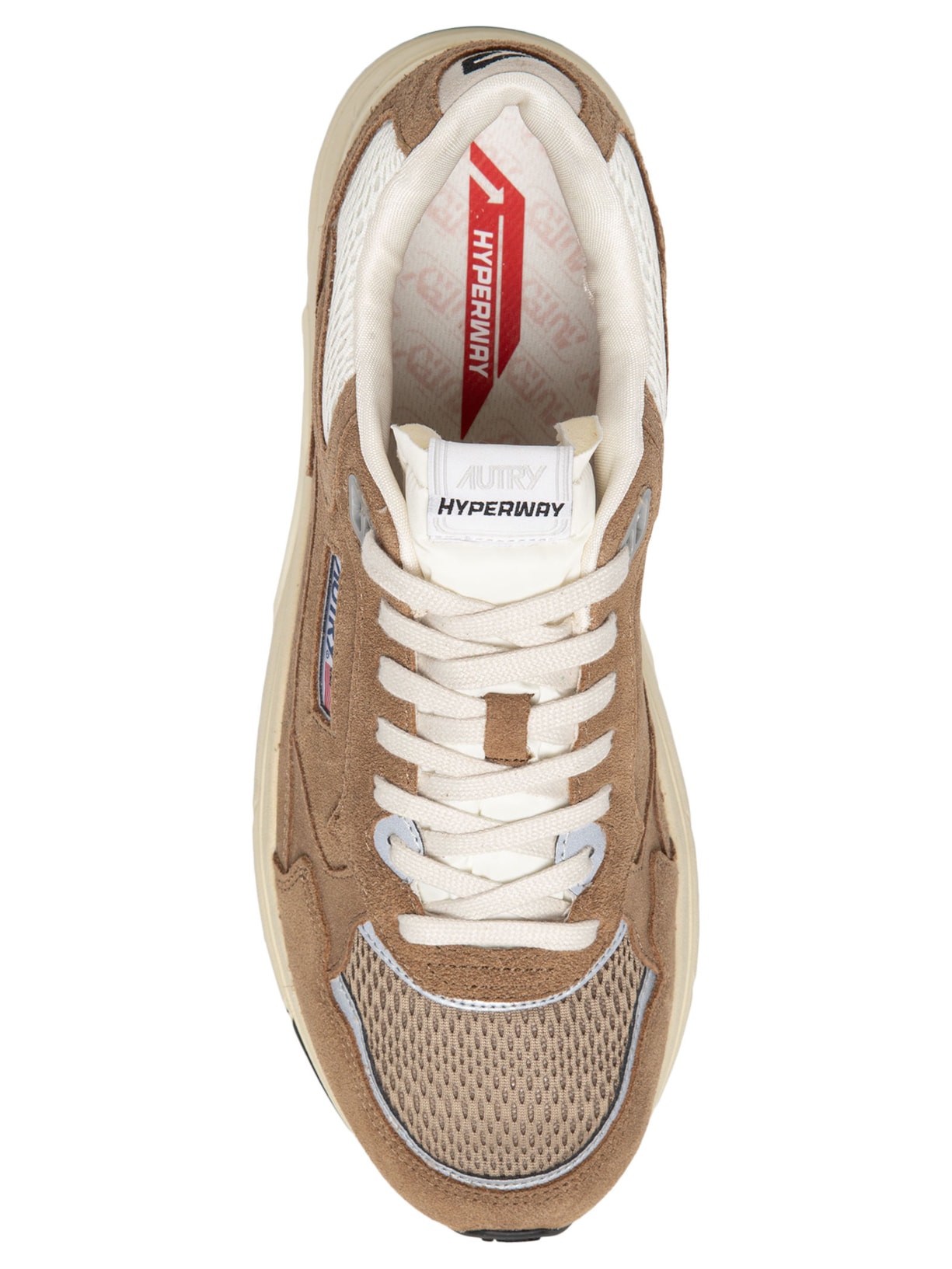 Tênis Masculino Hyperway Low Man Suede Mesh Marrom Autry