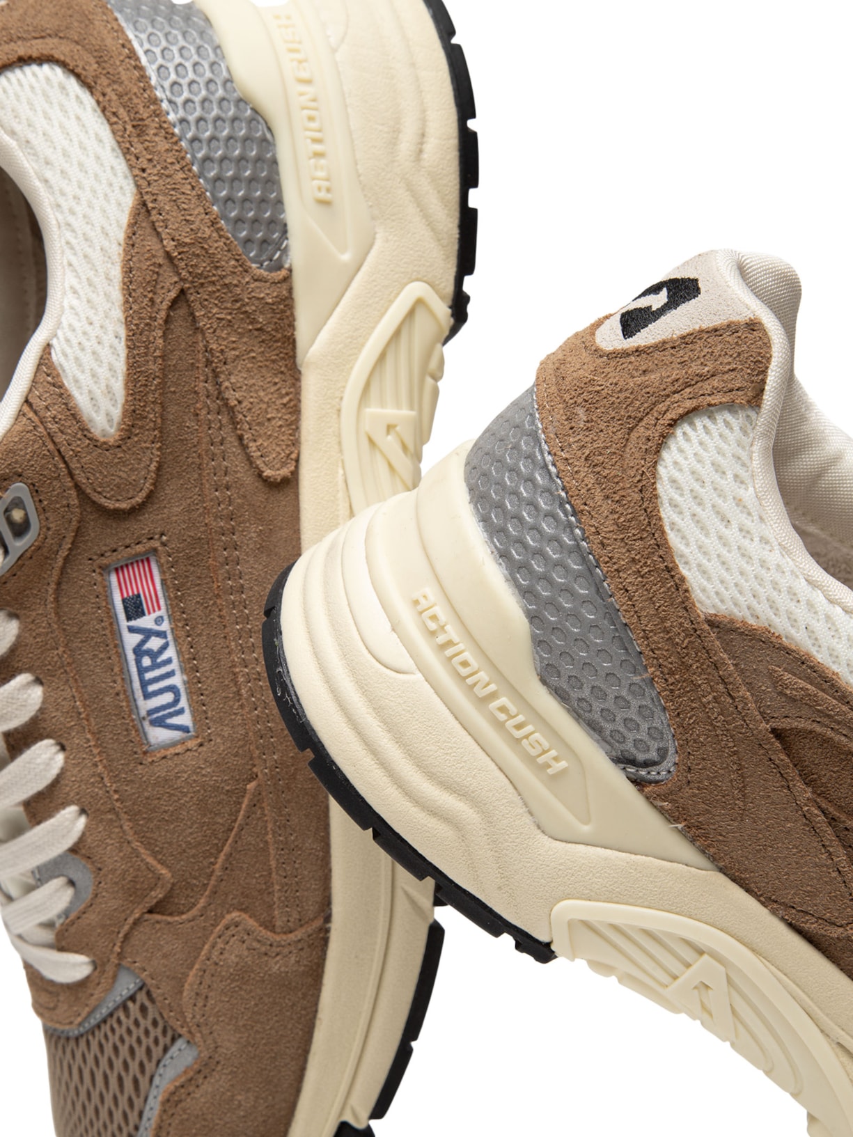 Tênis Masculino Hyperway Low Man Suede Mesh Marrom Autry
