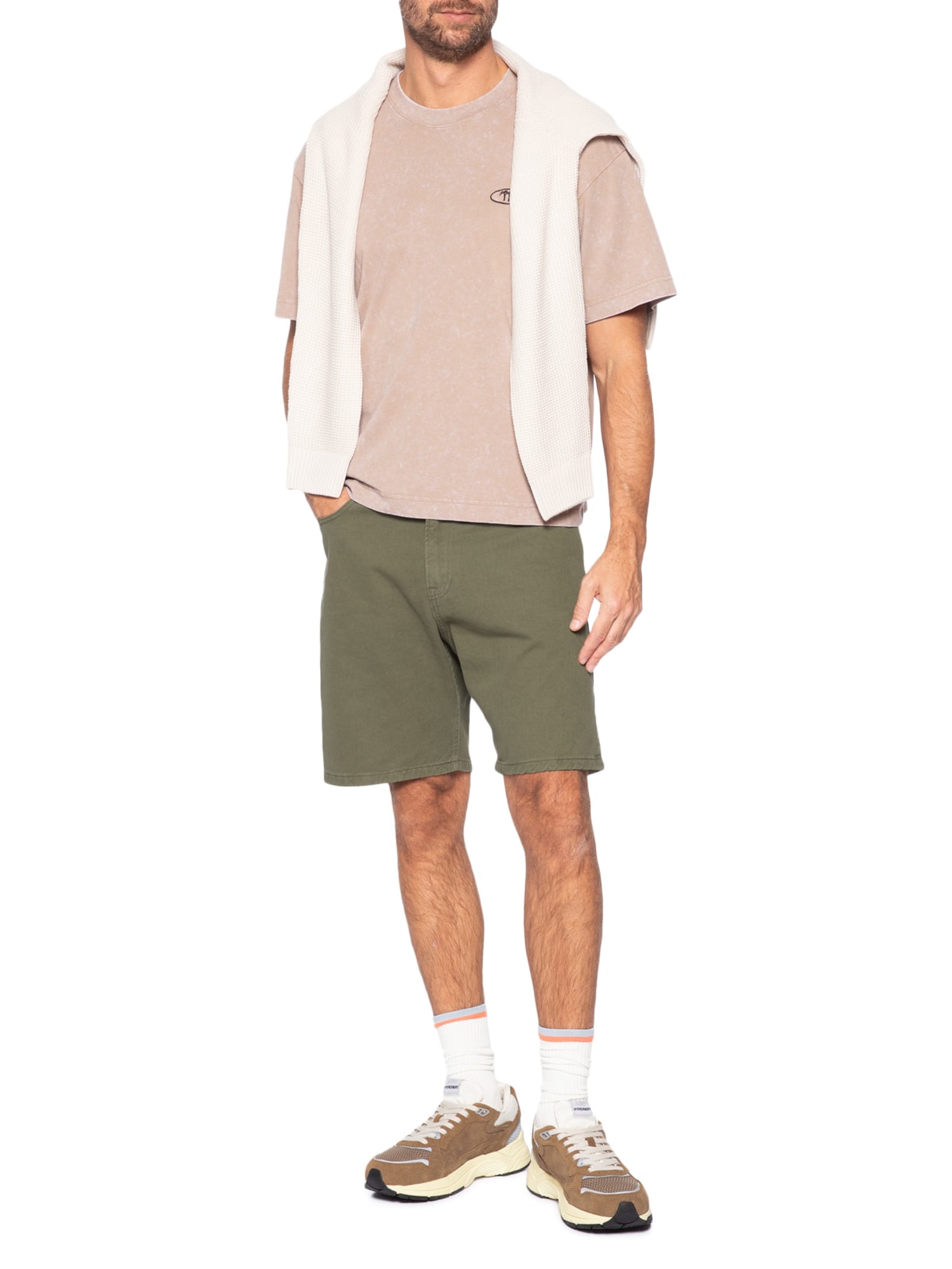 Tênis Masculino Hyperway Low Man Suede Mesh Marrom Autry