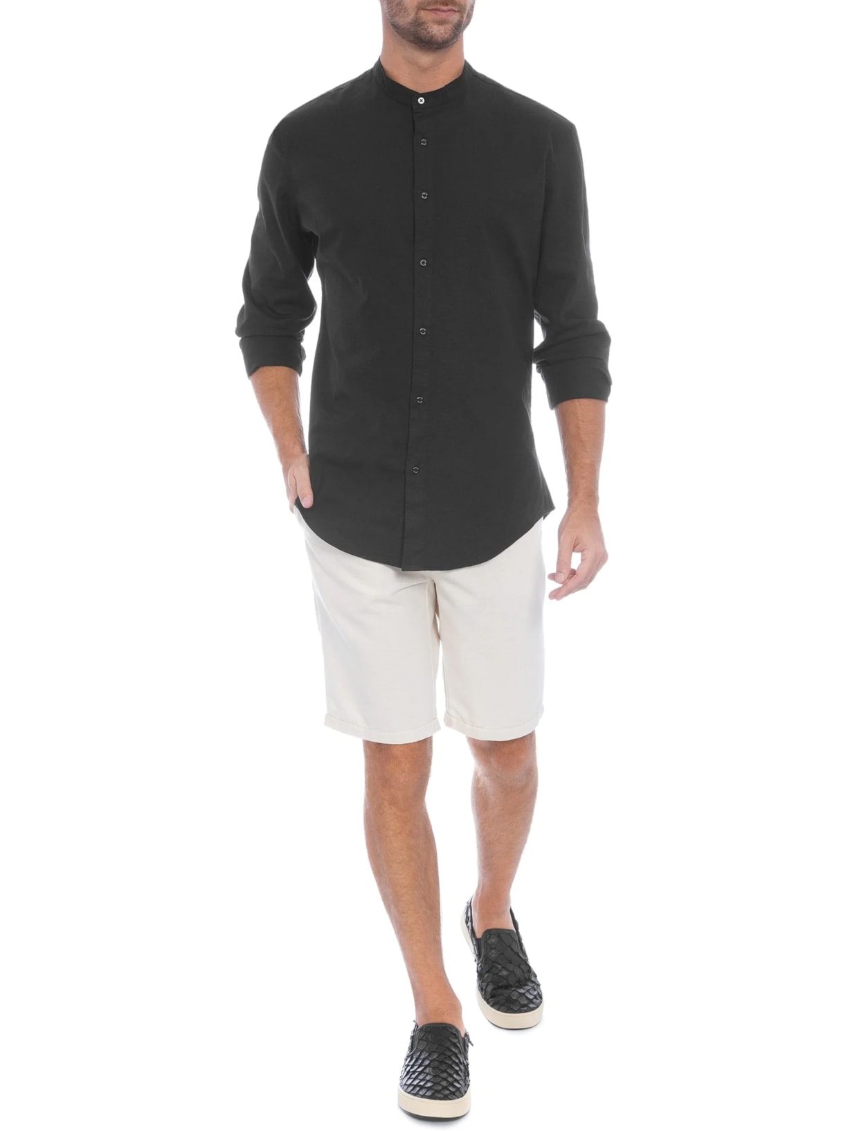 Tênis Masculino Iate Bossanova Preto Osklen