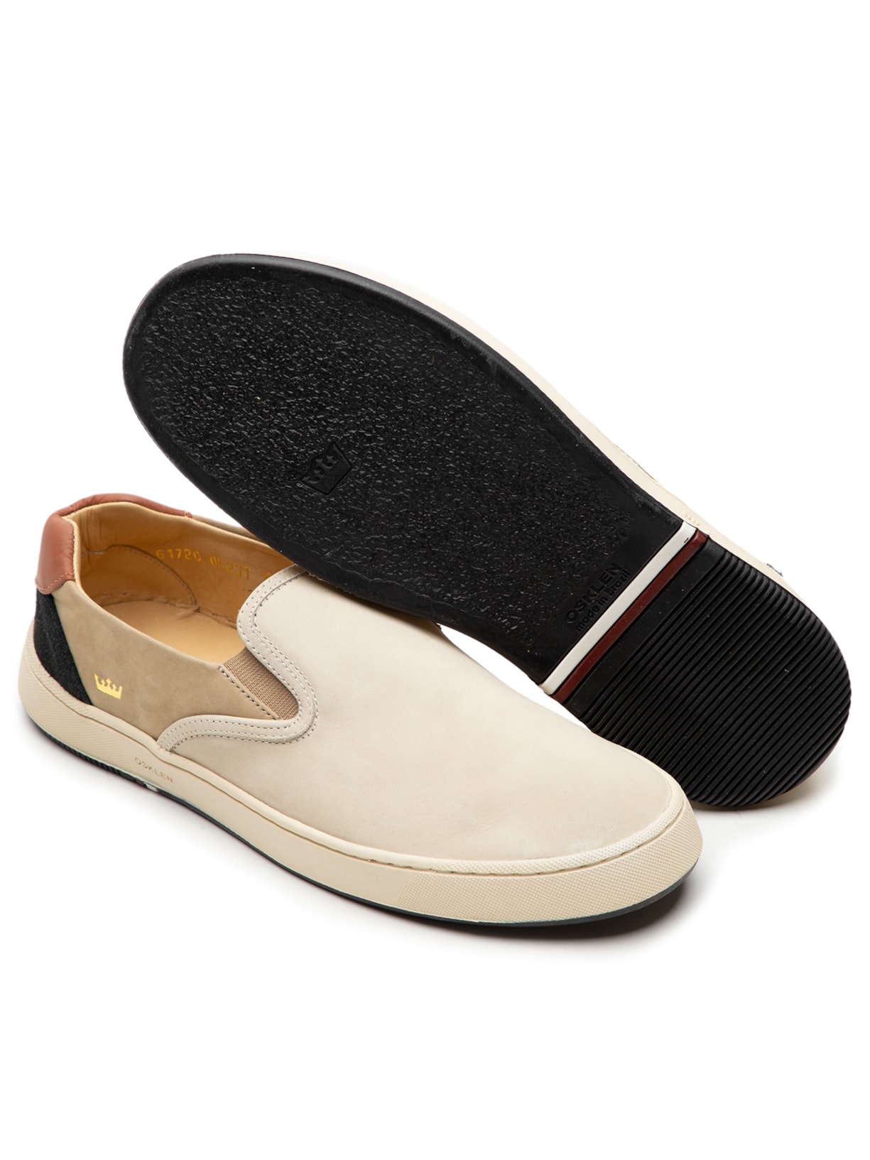 Tênis Masculino Iate Bossanova Sections Bege Osklen