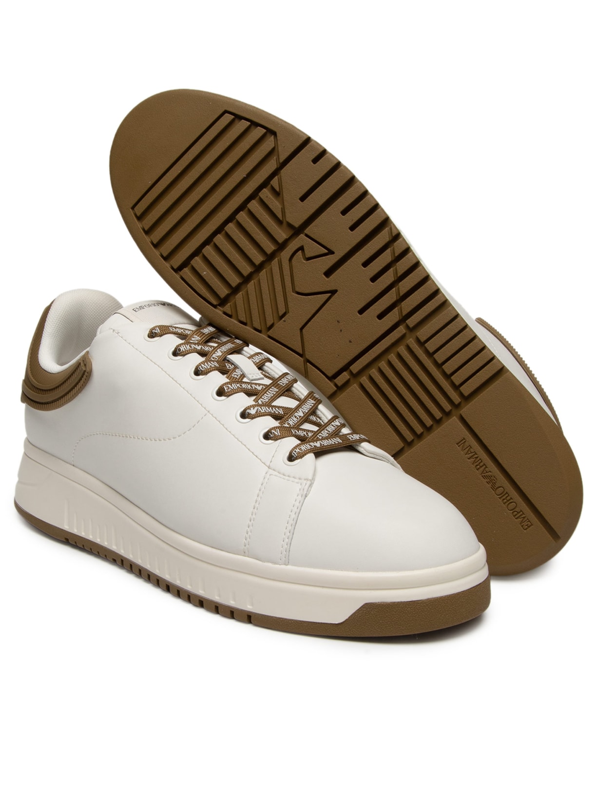Tênis Masculino Icon Soft MFA+Rubber Branco Emporio Armani