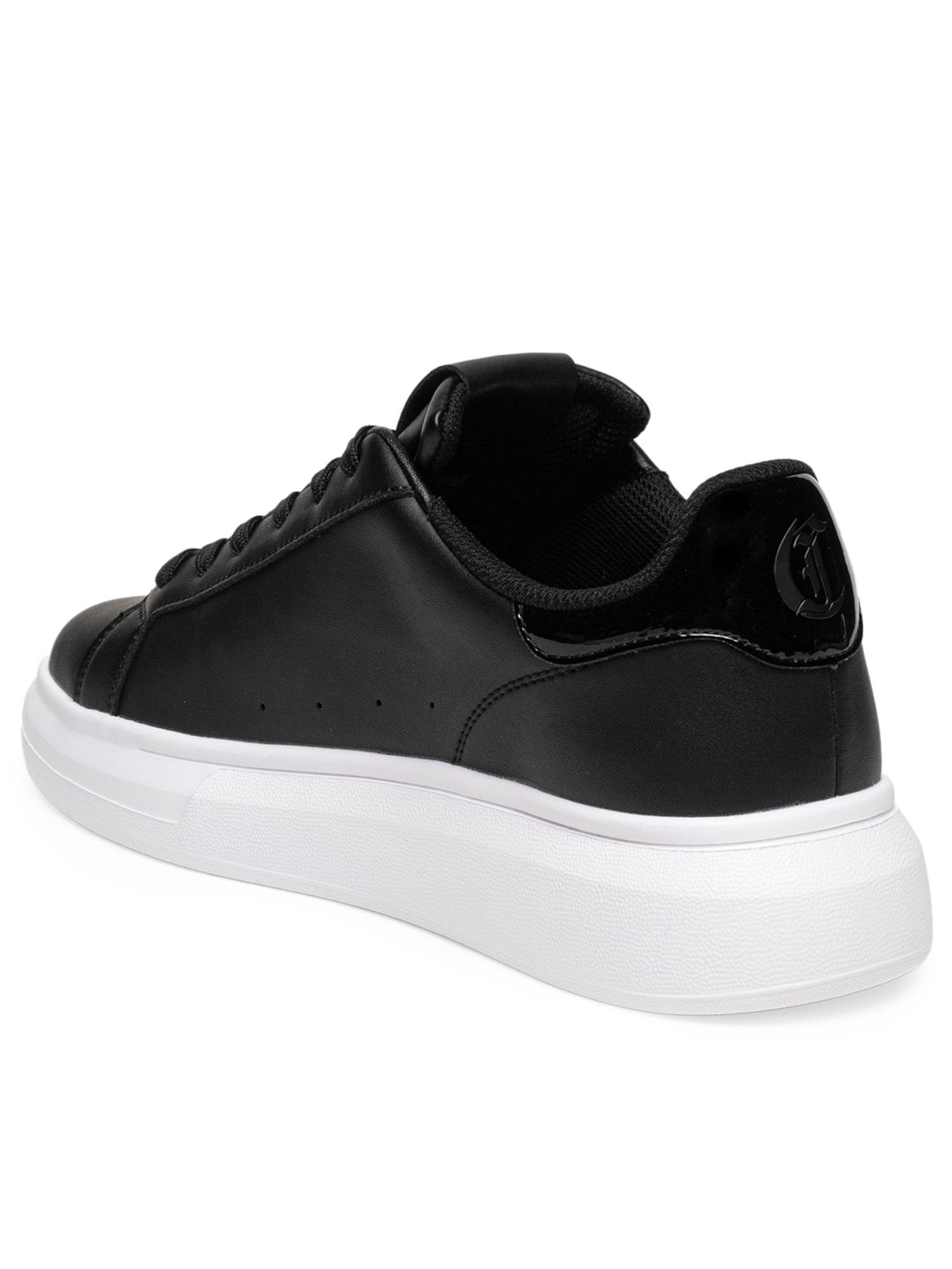 Tênis Masculino JC Genuine Leather Casual Preto Just Cavalli