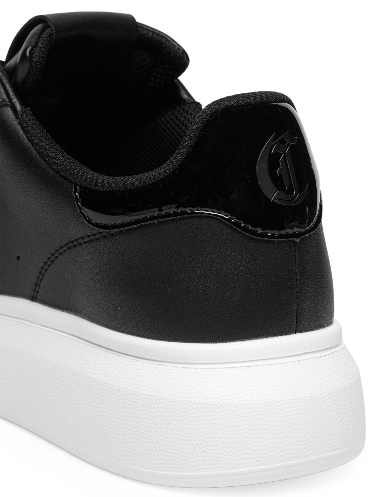 Tênis Masculino JC Genuine Leather Casual Preto Just Cavalli