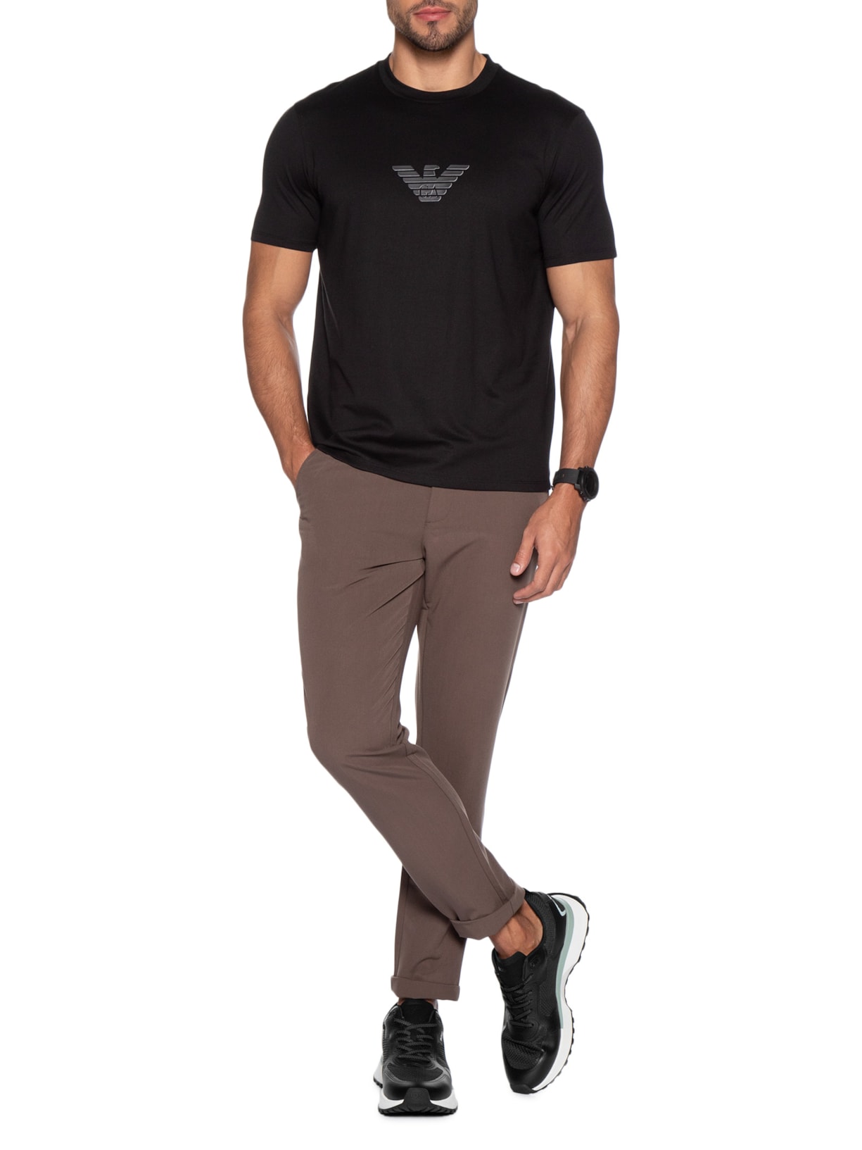 Tênis Masculino Jonah  Runn Meth Preto Boss