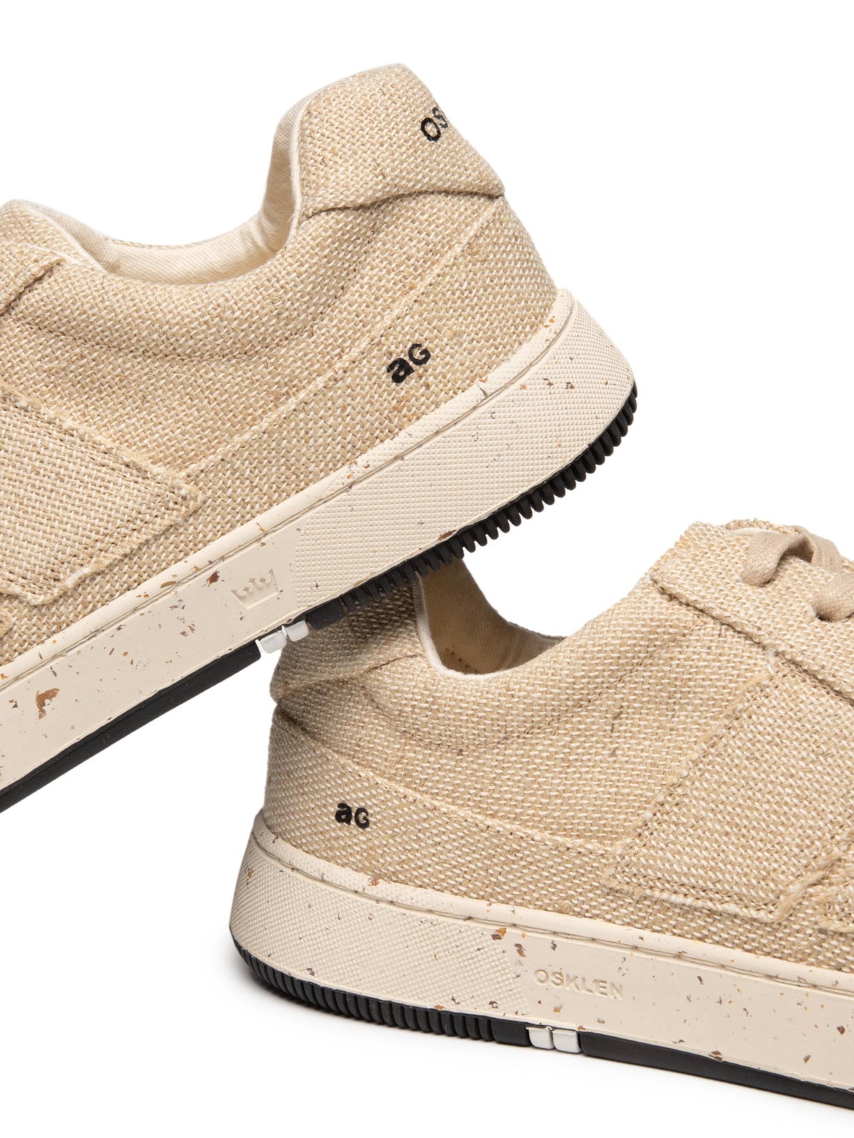 Tênis Masculino Jute Ag Sneaker Bege Osklen
