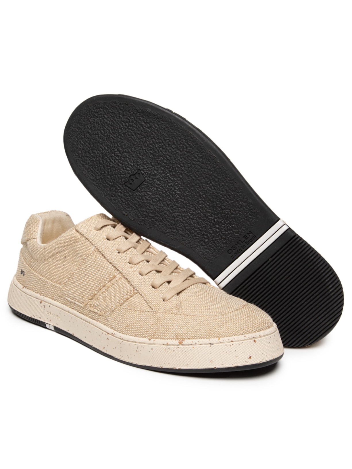 Tênis Masculino Jute Ag Sneaker Bege Osklen