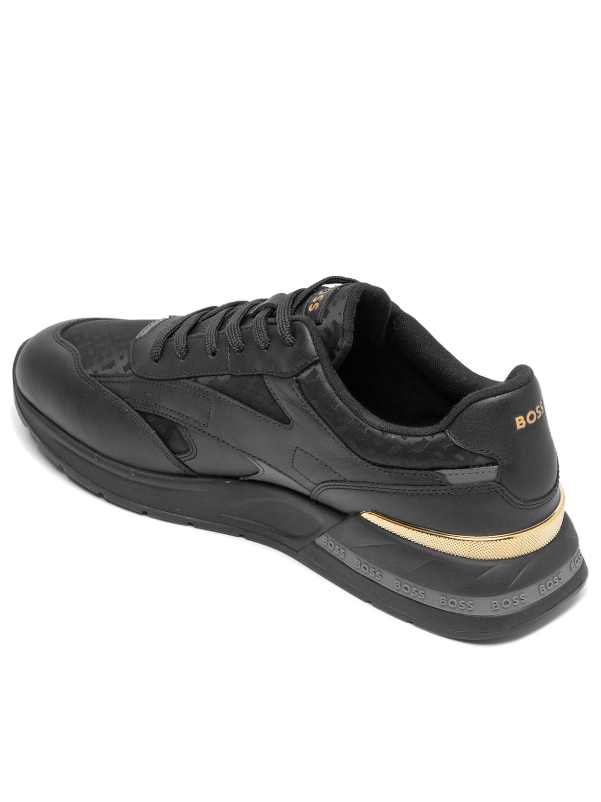 Tênis Masculino Kurt Runn Preto Boss