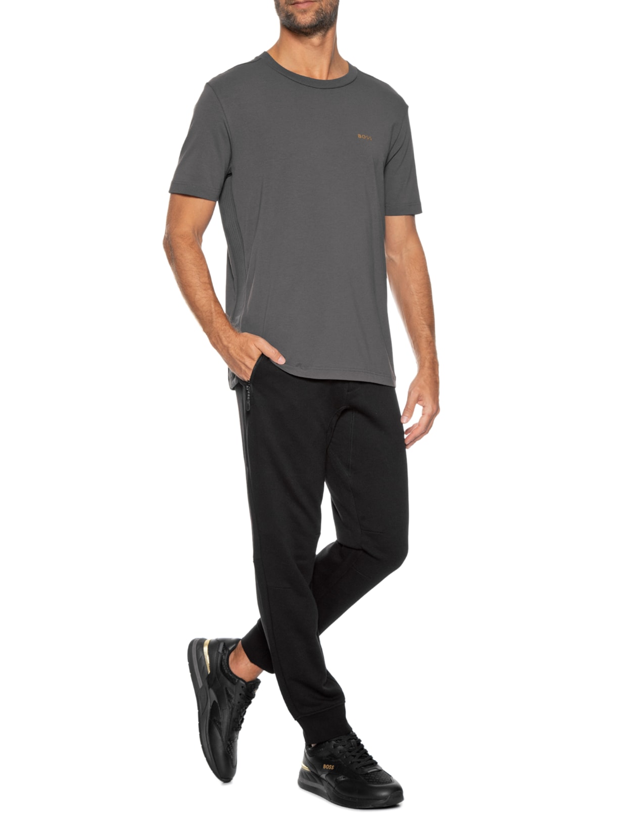 Tênis Masculino Kurt Runn Preto Boss