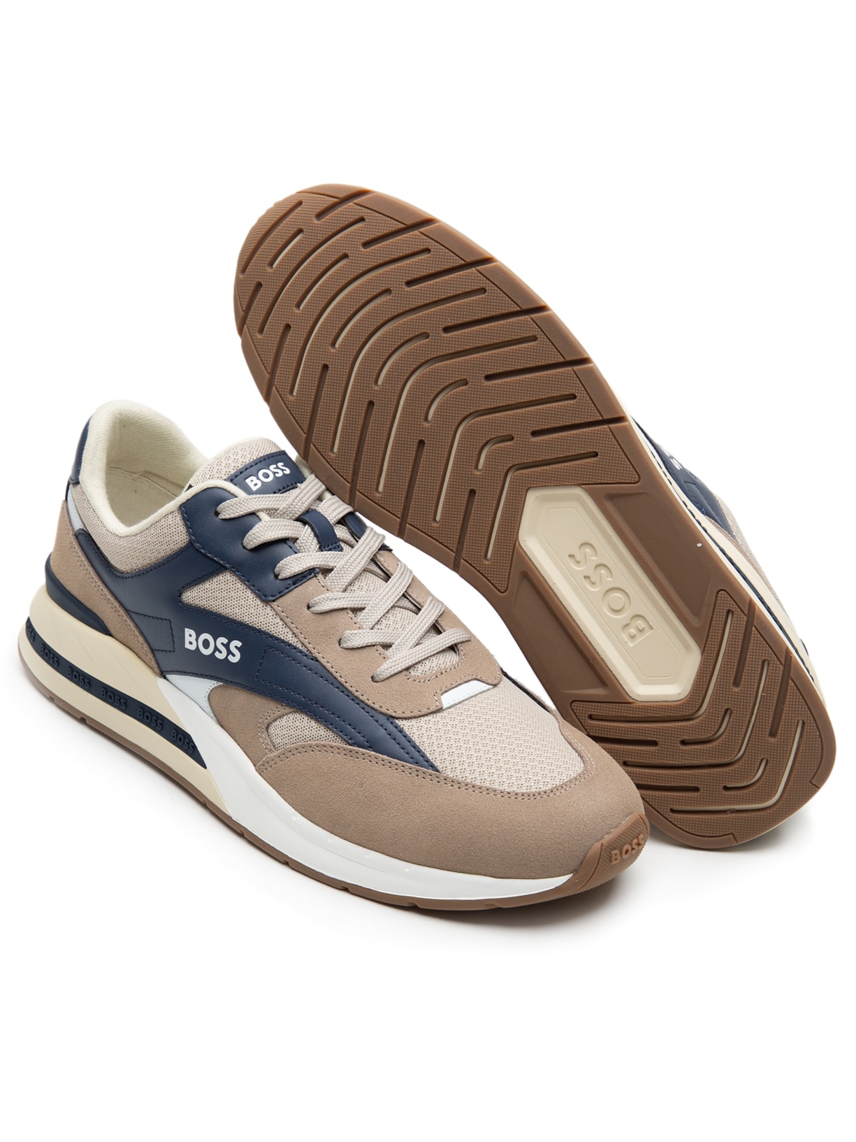 Tênis Masculino Kurt Runn Sdme Marrom Boss