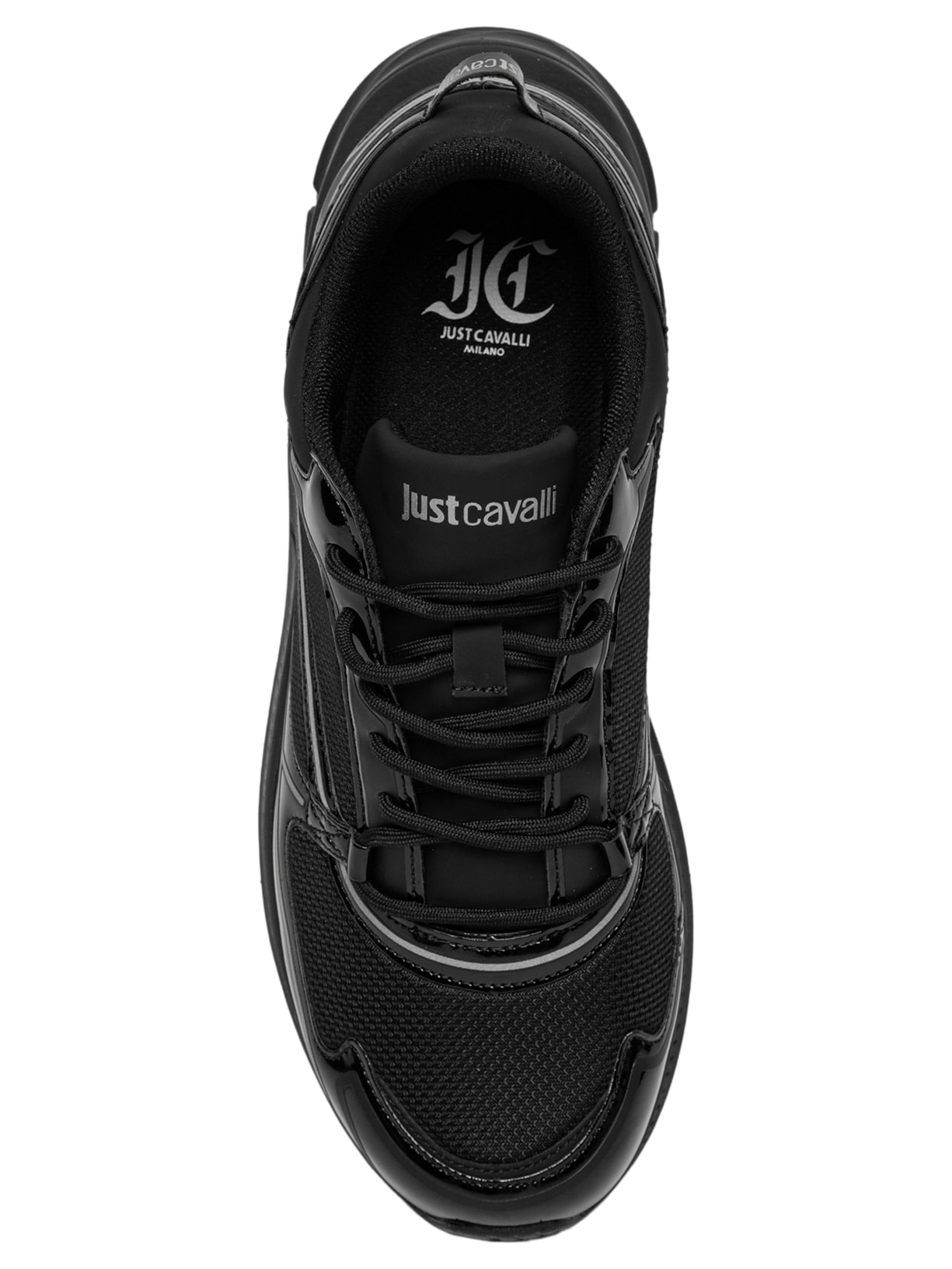 Tênis Masculino Leather Mesh Preto Just Cavalli