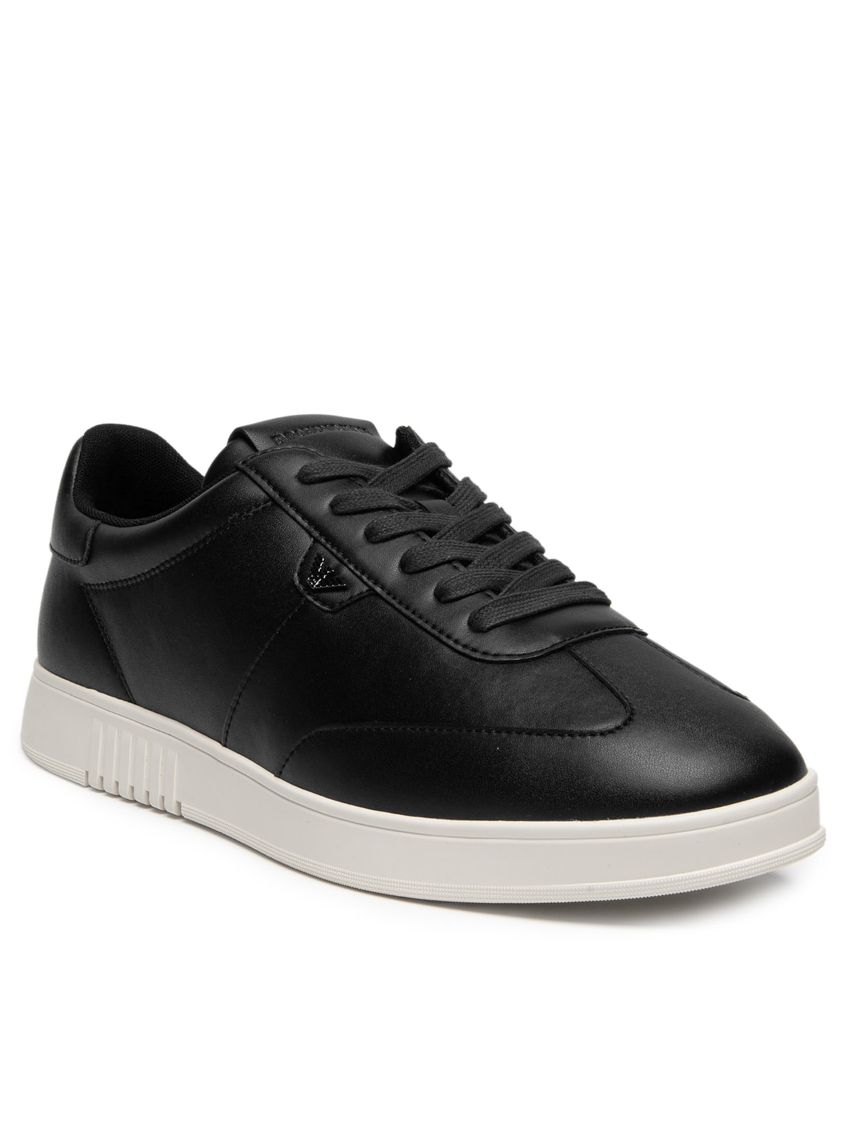 Tênis Masculino Leather Oyster Soft MFA Preto Emporio Armani
