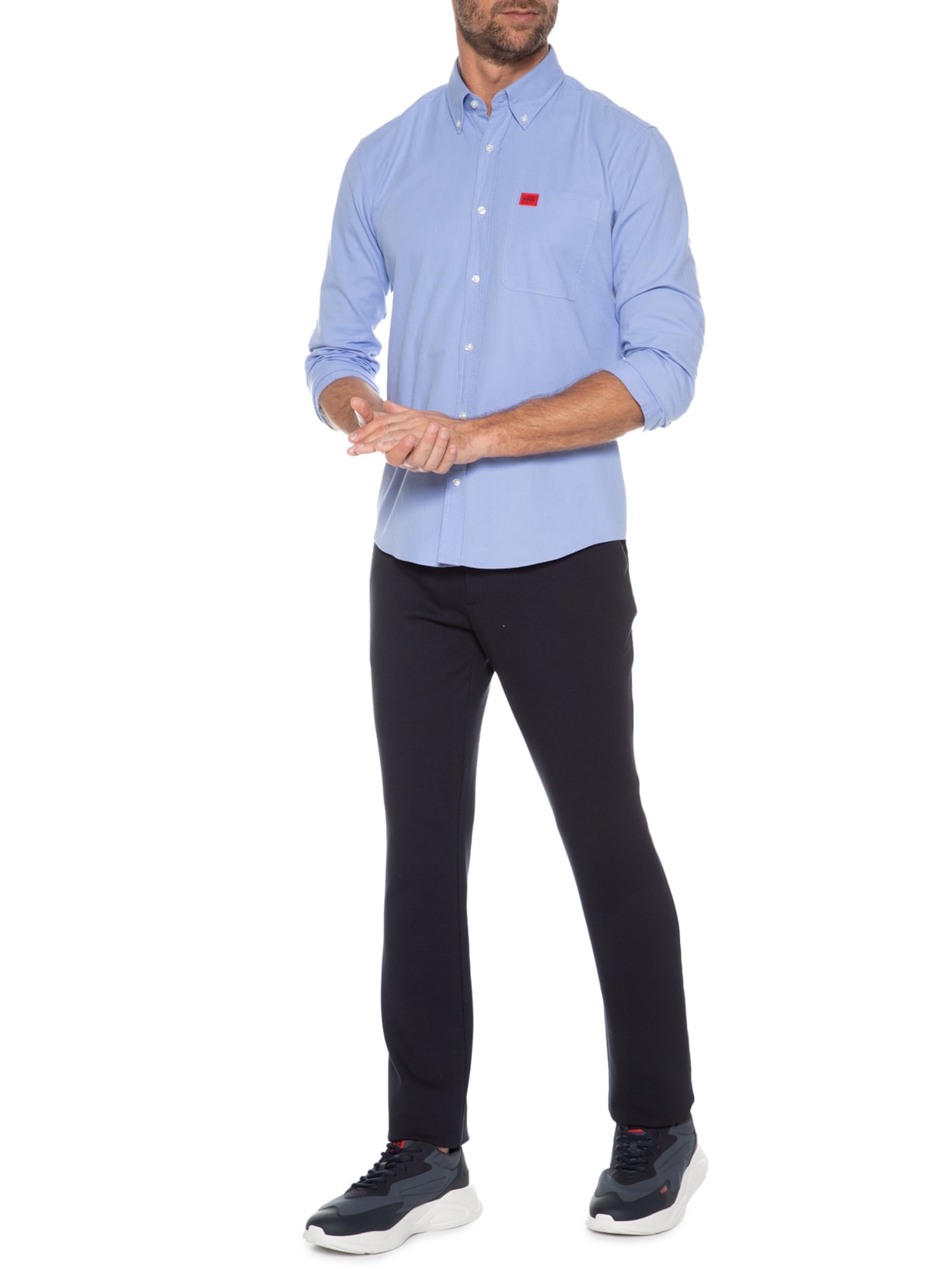 Tênis Masculino Leon Runn Memx Azul Hugo