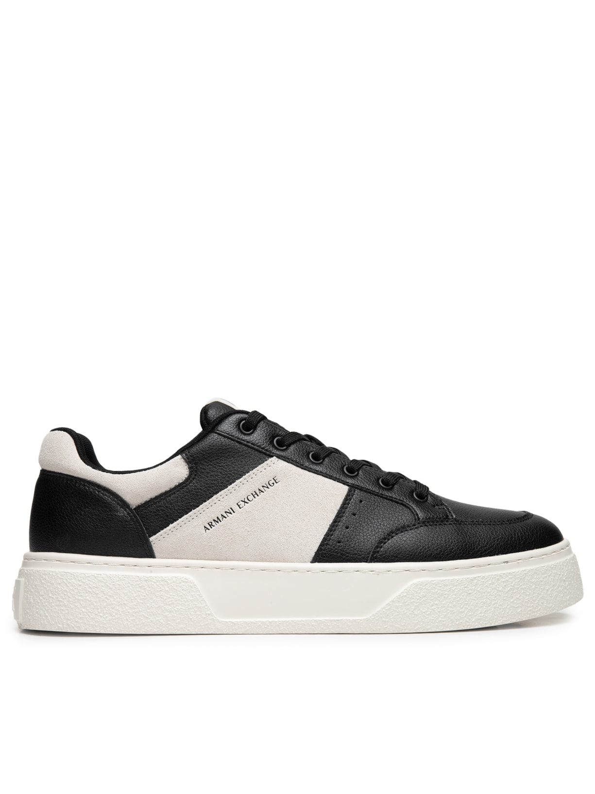 Tênis Masculino Lion Mini Tumbled – Preto Armani Exchange