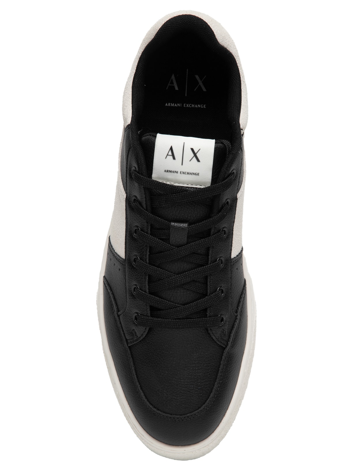 Tênis Masculino Lion Mini Tumbled – Preto Armani Exchange