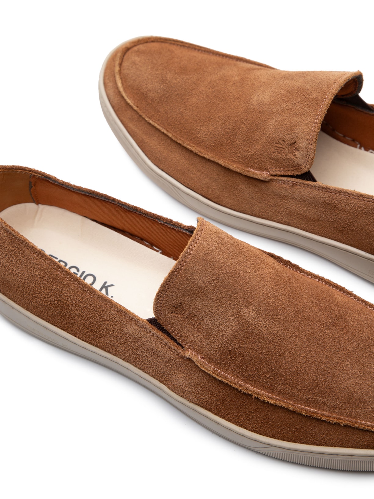 Tênis Masculino Loafer Camurça Sergio K Marrom