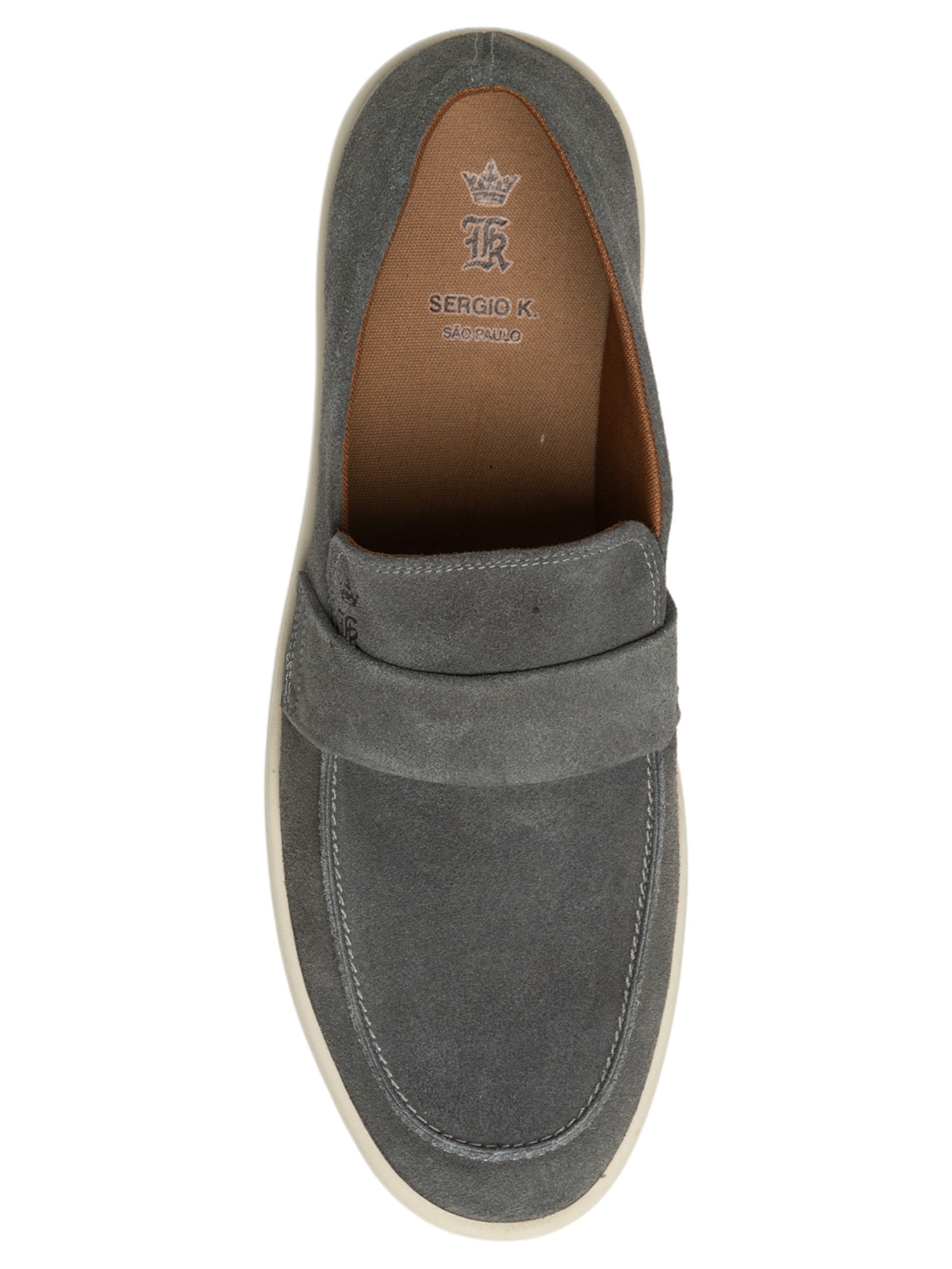 Tênis Masculino Loafer Tape Cinza Sergio K