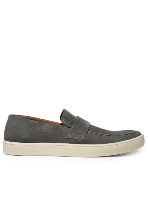 Tênis Masculino Loafer Tape - Cinza
