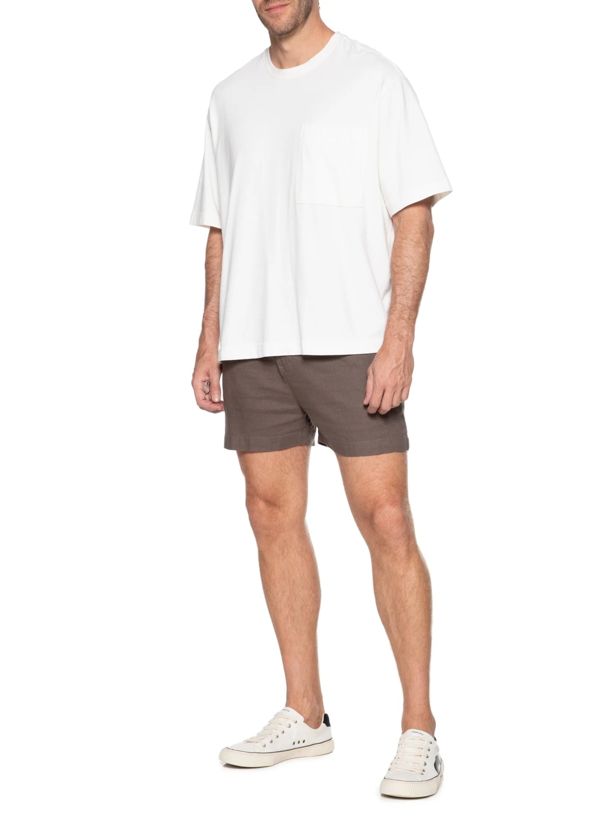 Tênis Masculino Lona +5521 Bege Osklen