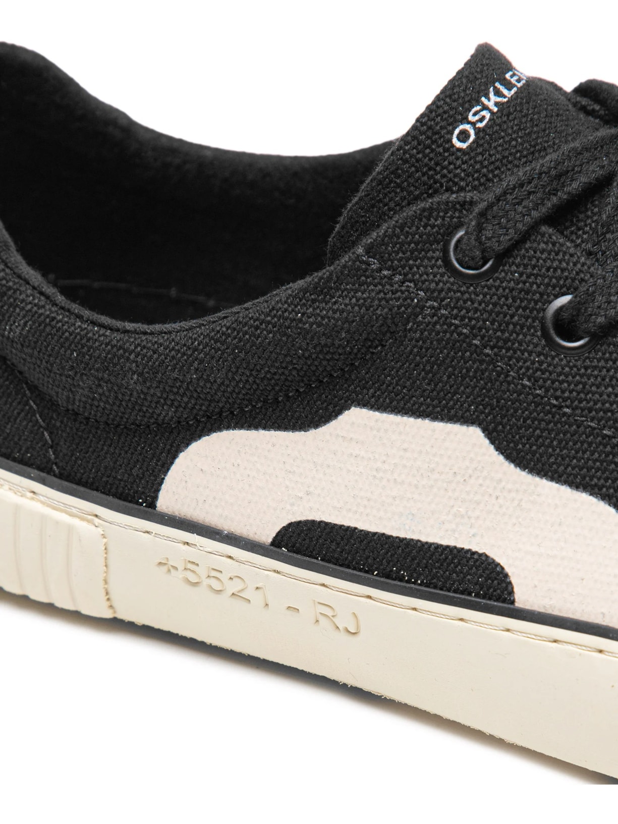 Tênis Masculino Lona +5521 Preto Osklen