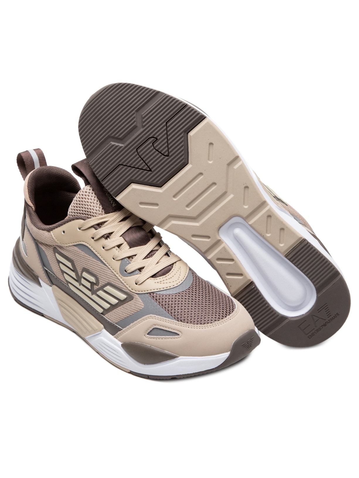 Tênis Masculino Marrom Ea7 Emporio Armani