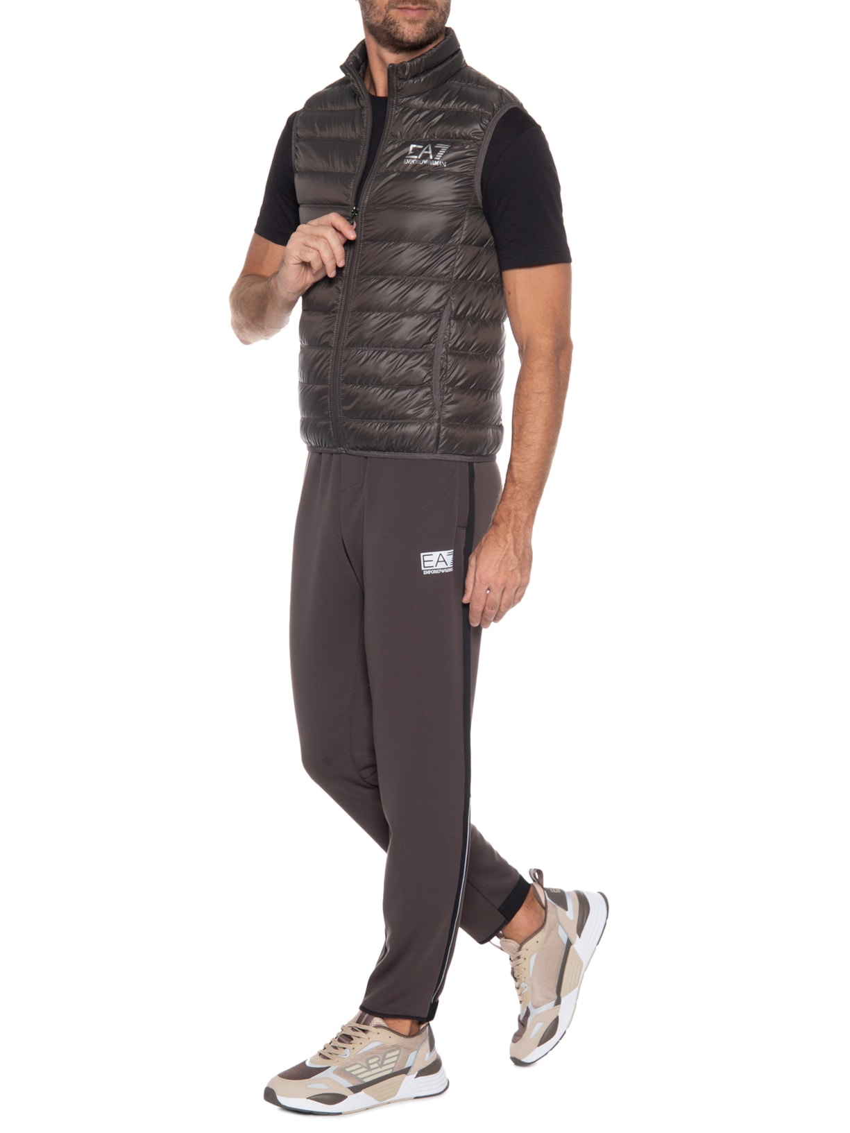 Tênis Masculino Marrom Ea7 Emporio Armani