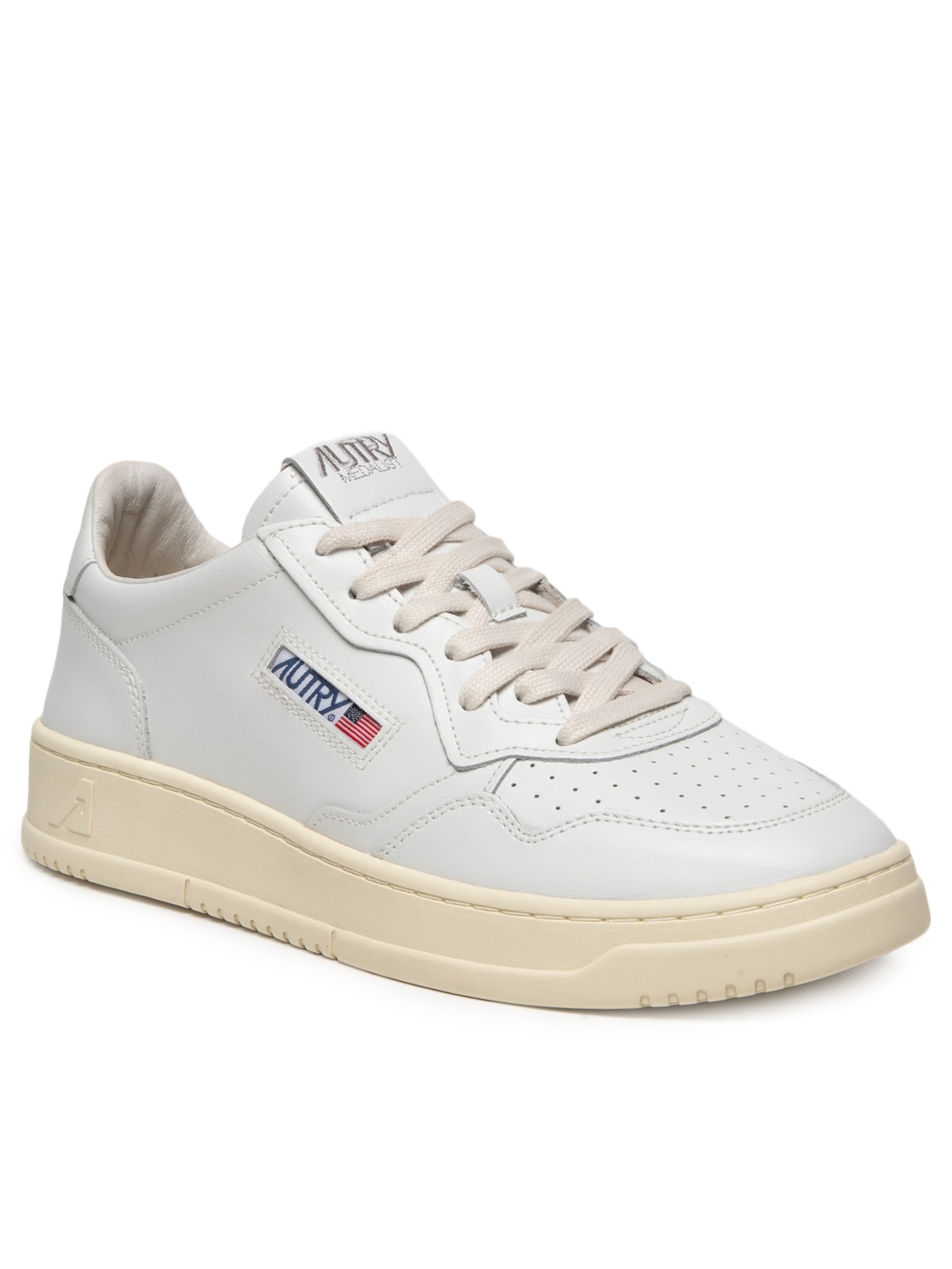 Tênis Masculino Medalist Low Man Leather Branco Autry