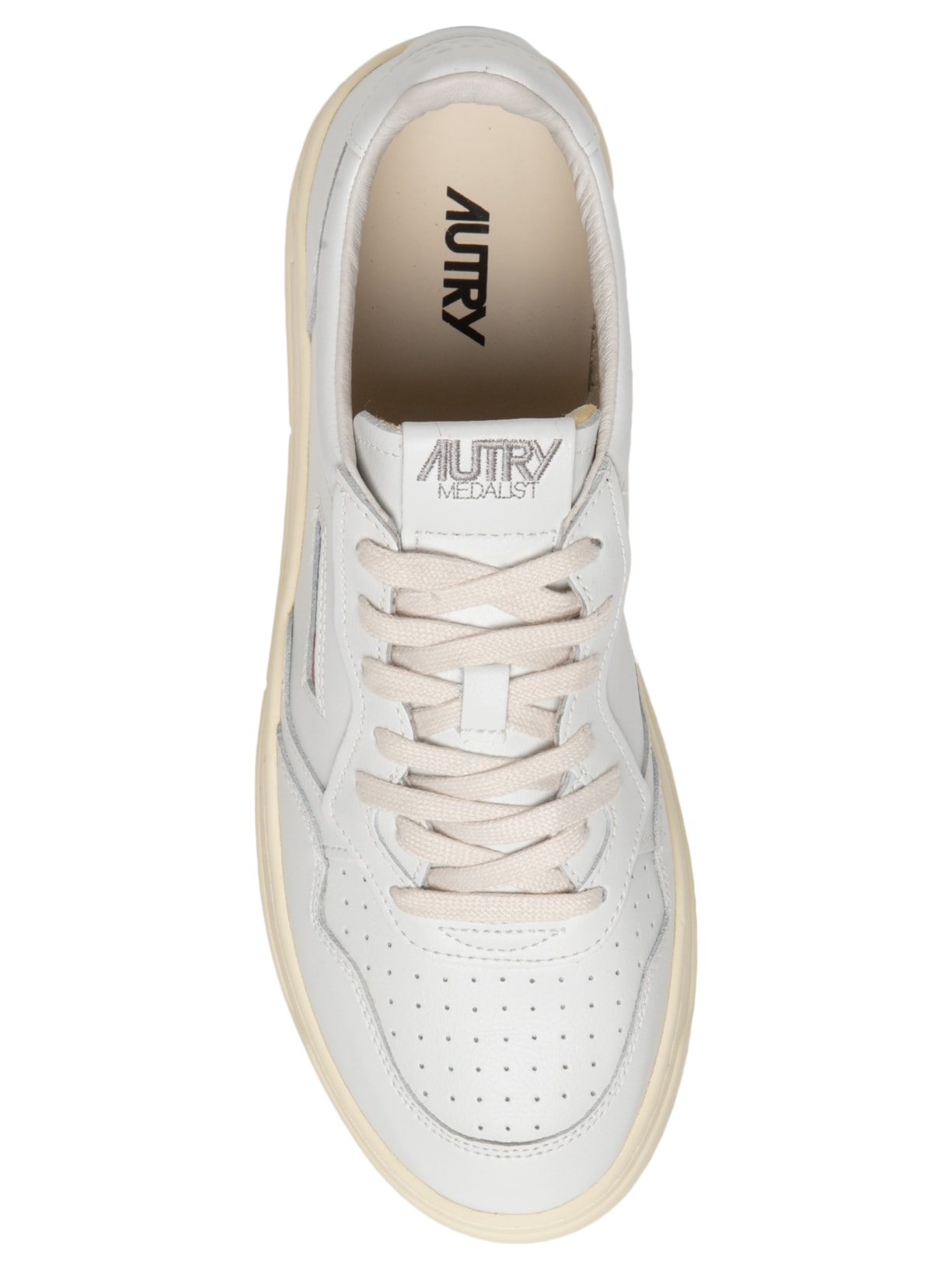 Tênis Masculino Medalist Low Man Leather Branco Autry