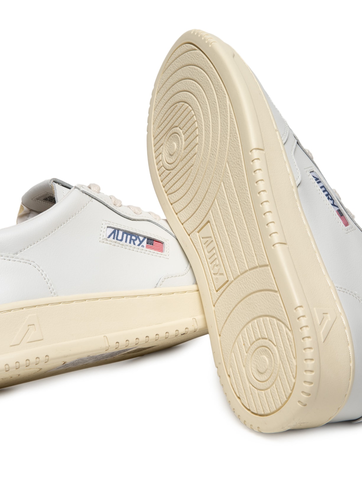 Tênis Masculino Medalist Low Man Leather Branco Autry