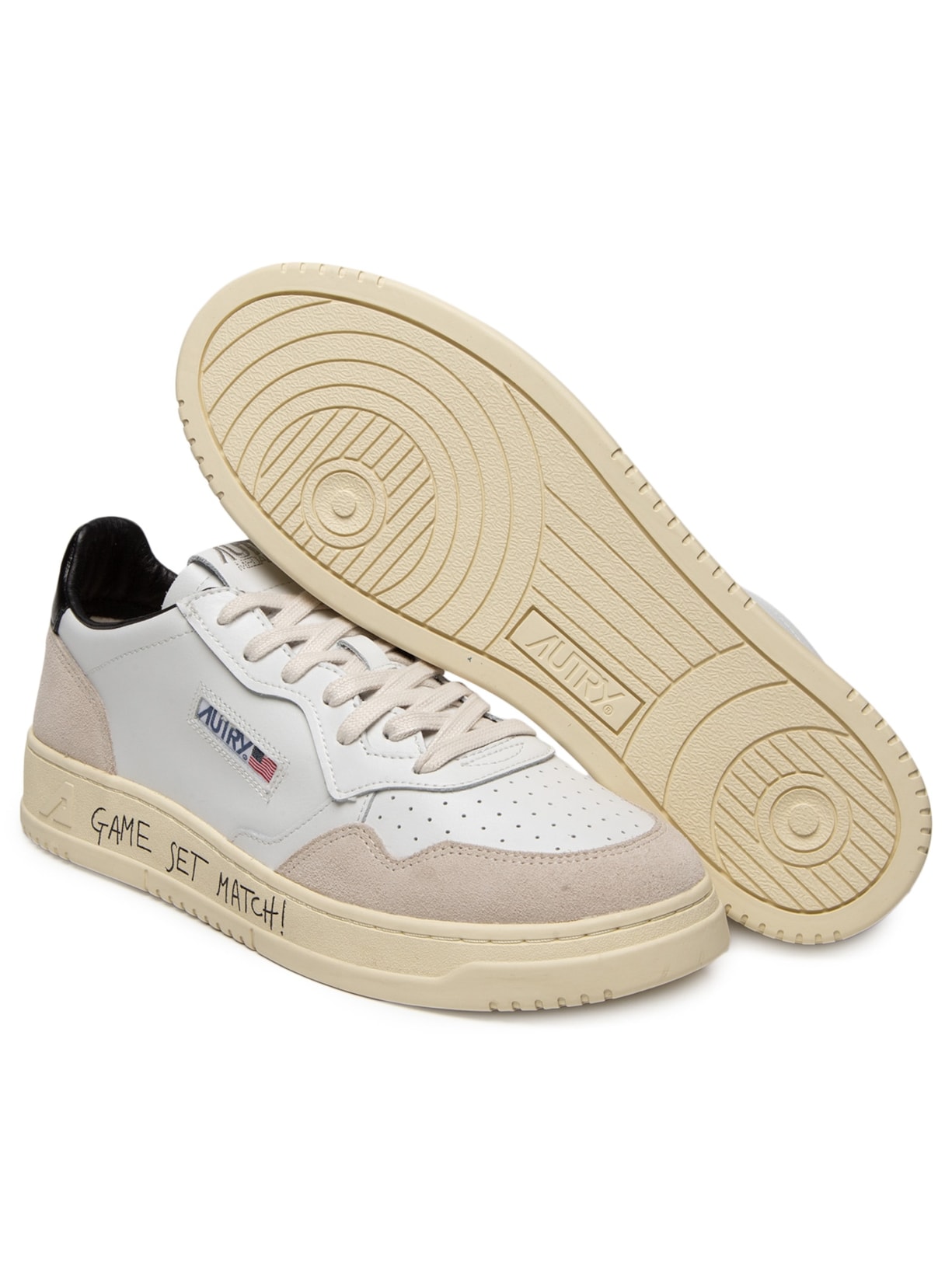Tênis Masculino Medalist Low Man Match Suede Bege Autry