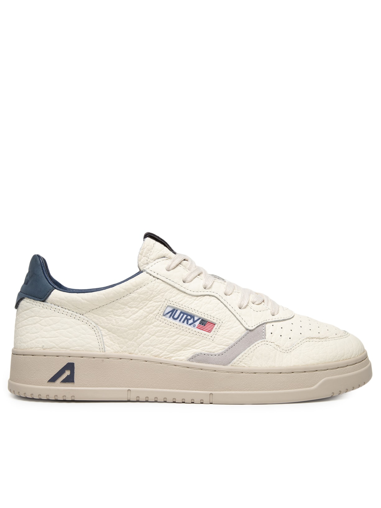 Tênis Masculino Medalist Low Man Nabuk Elephant Suede - Off White