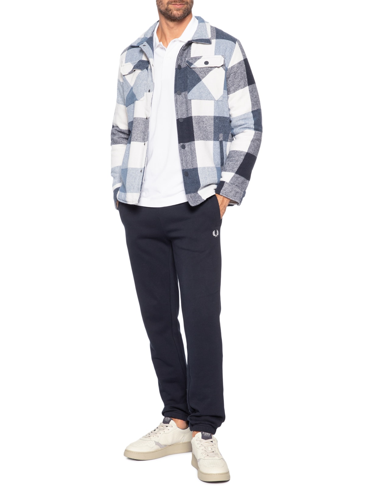 Tênis Masculino Medalist Low Man Nabuk Elephant Suede Off White Autry