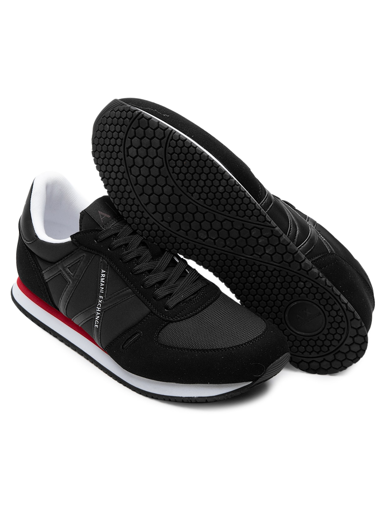 Tênis Masculino Mesh Preto Armani Exchange