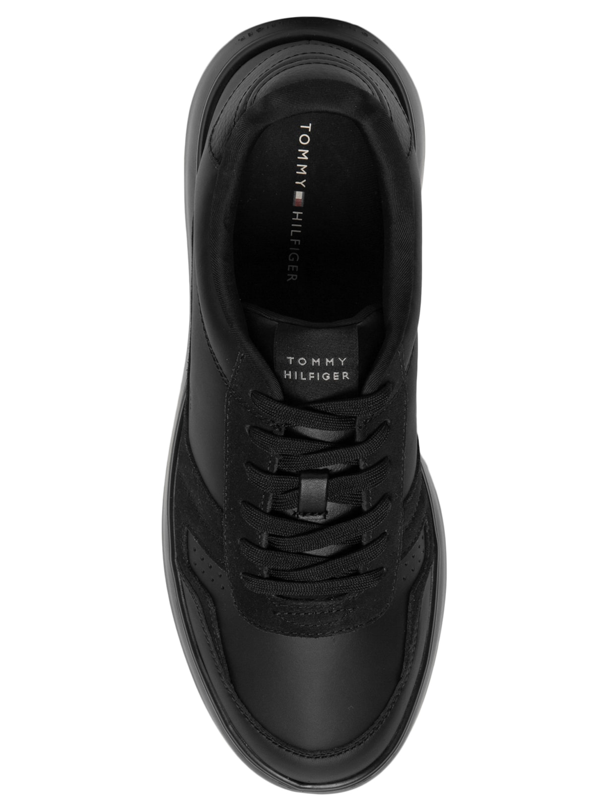 Tênis Masculino Modern Lightcup Lth Wl Preto Tommy Hilfiger