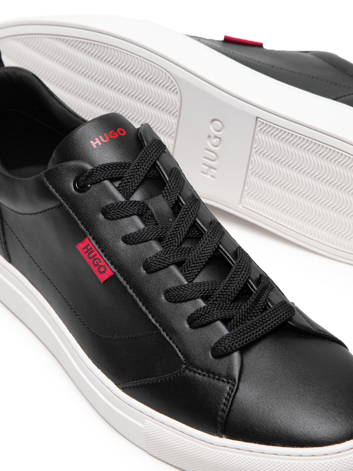 Scarpe Da Tennis Uomo HUGO Morrie - In Similpelle, Suola In Gomma, Con Logo, Confezione In Scatola