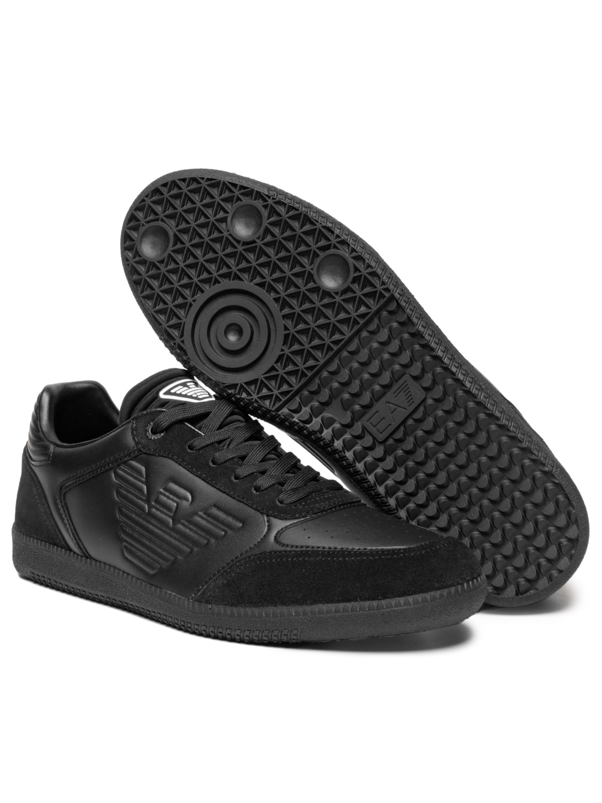 Tênis Masculino New Heritage Eagle Preto Ea7 Emporio Armani