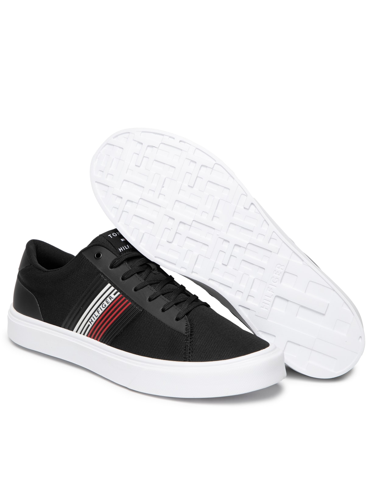 Tênis Masculino New Malcolm Preto Tommy Hilfiger