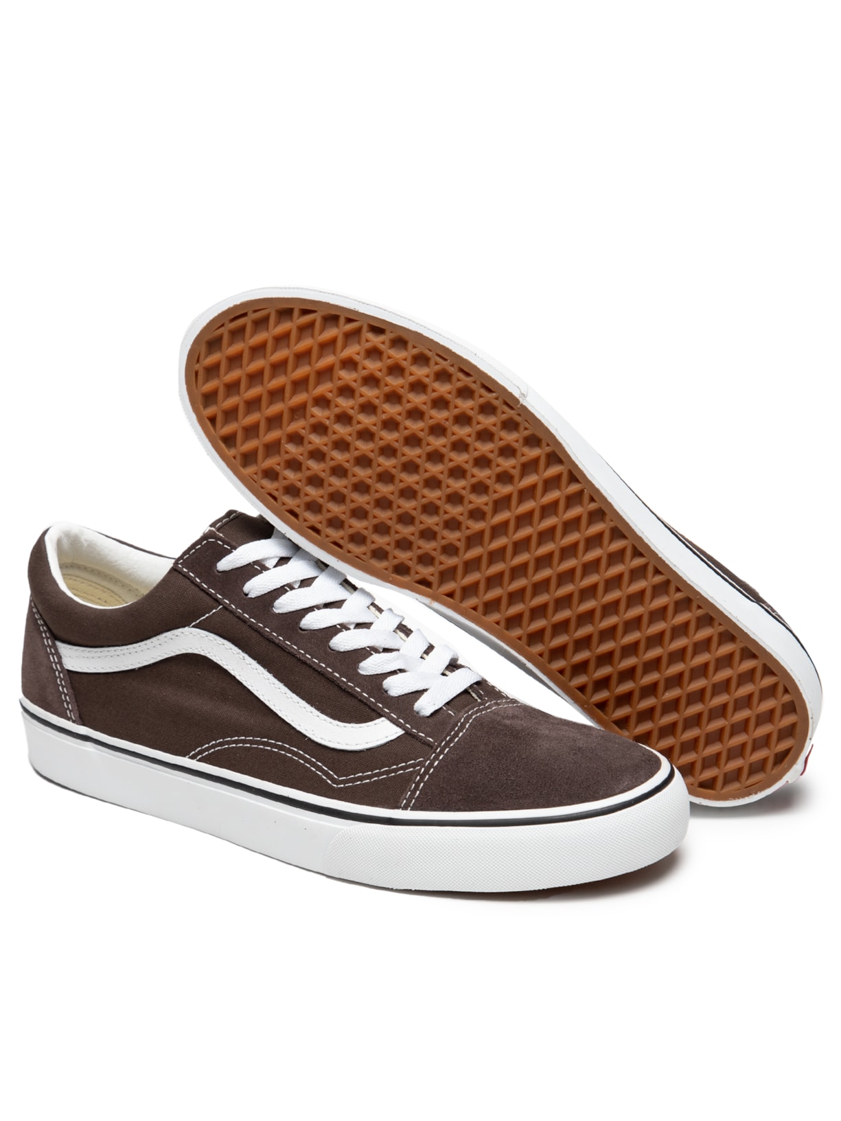 Vans Tênis Masculino Old Skool Marrom