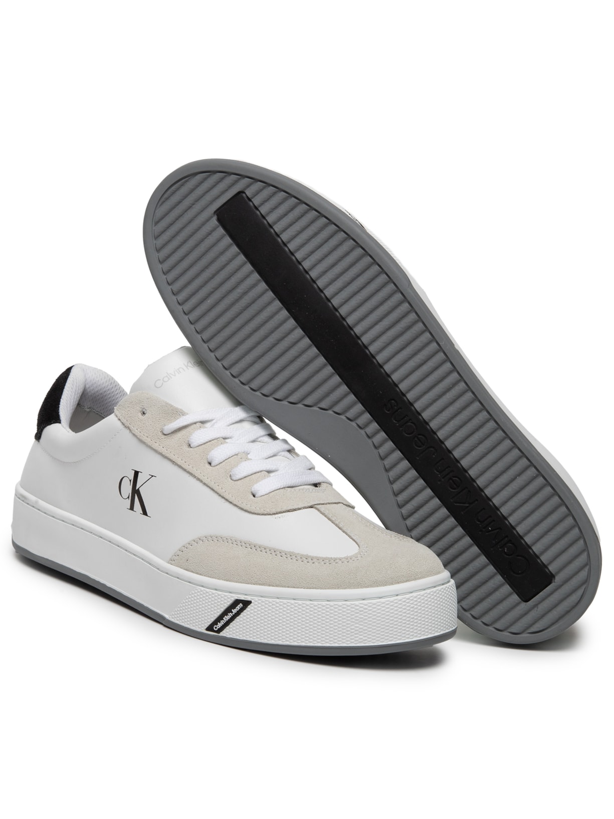 Tênis Masculino Palito Branco Calvin Klein Jeans